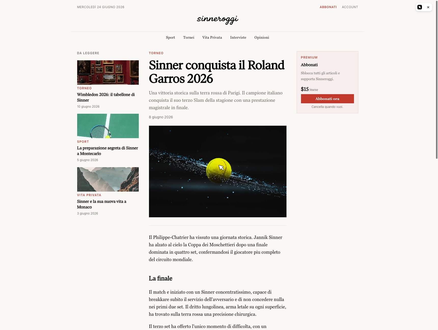 Sinneroggi screenshot 1