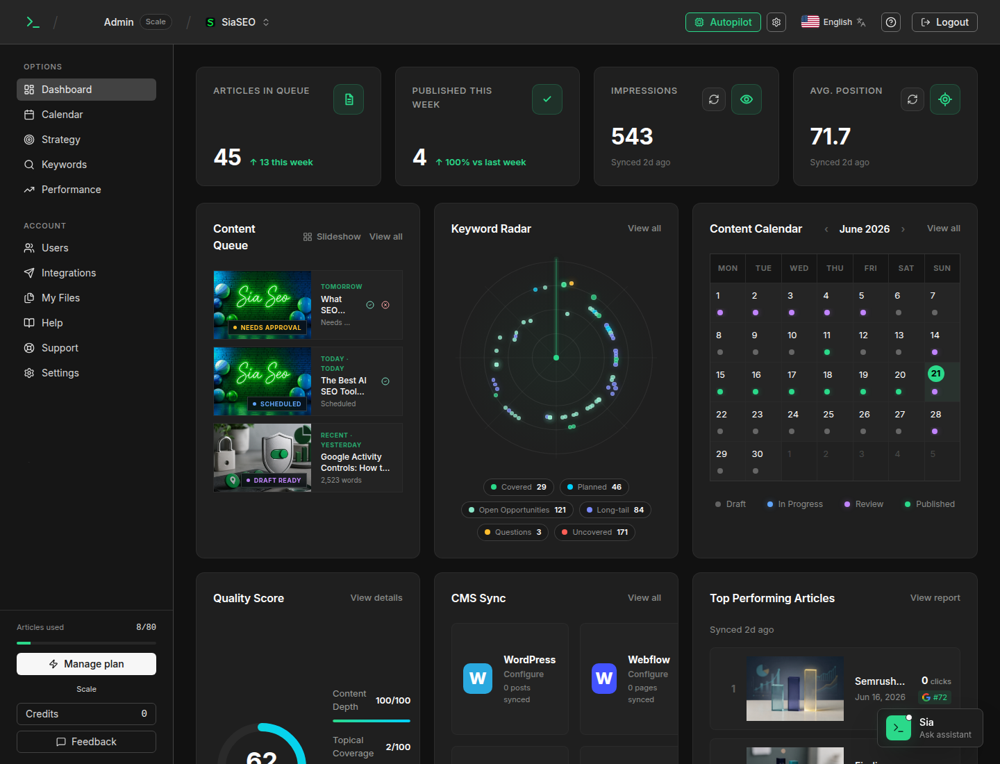 SIA SEO screenshot 2