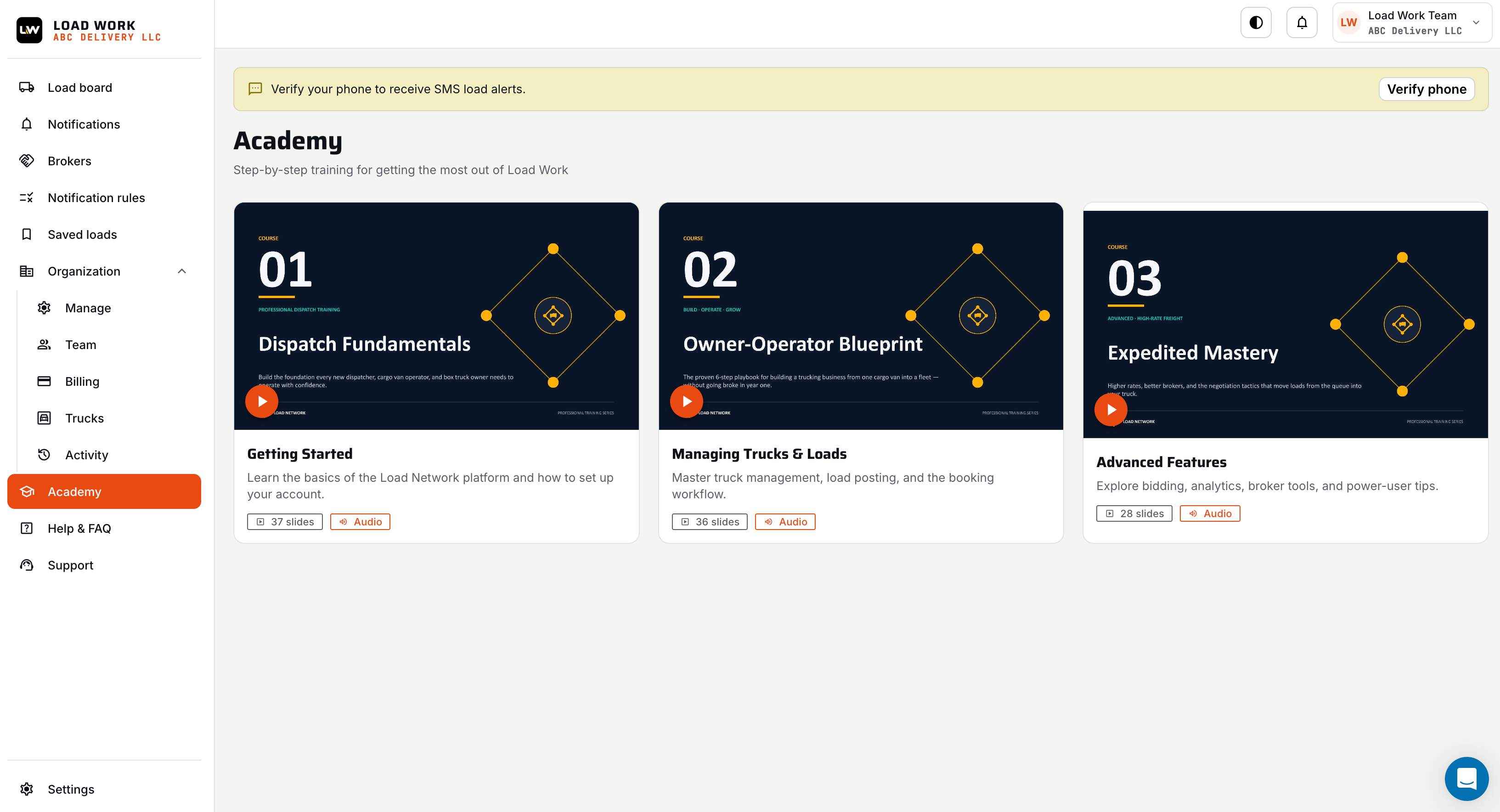 LoadWork screenshot 3