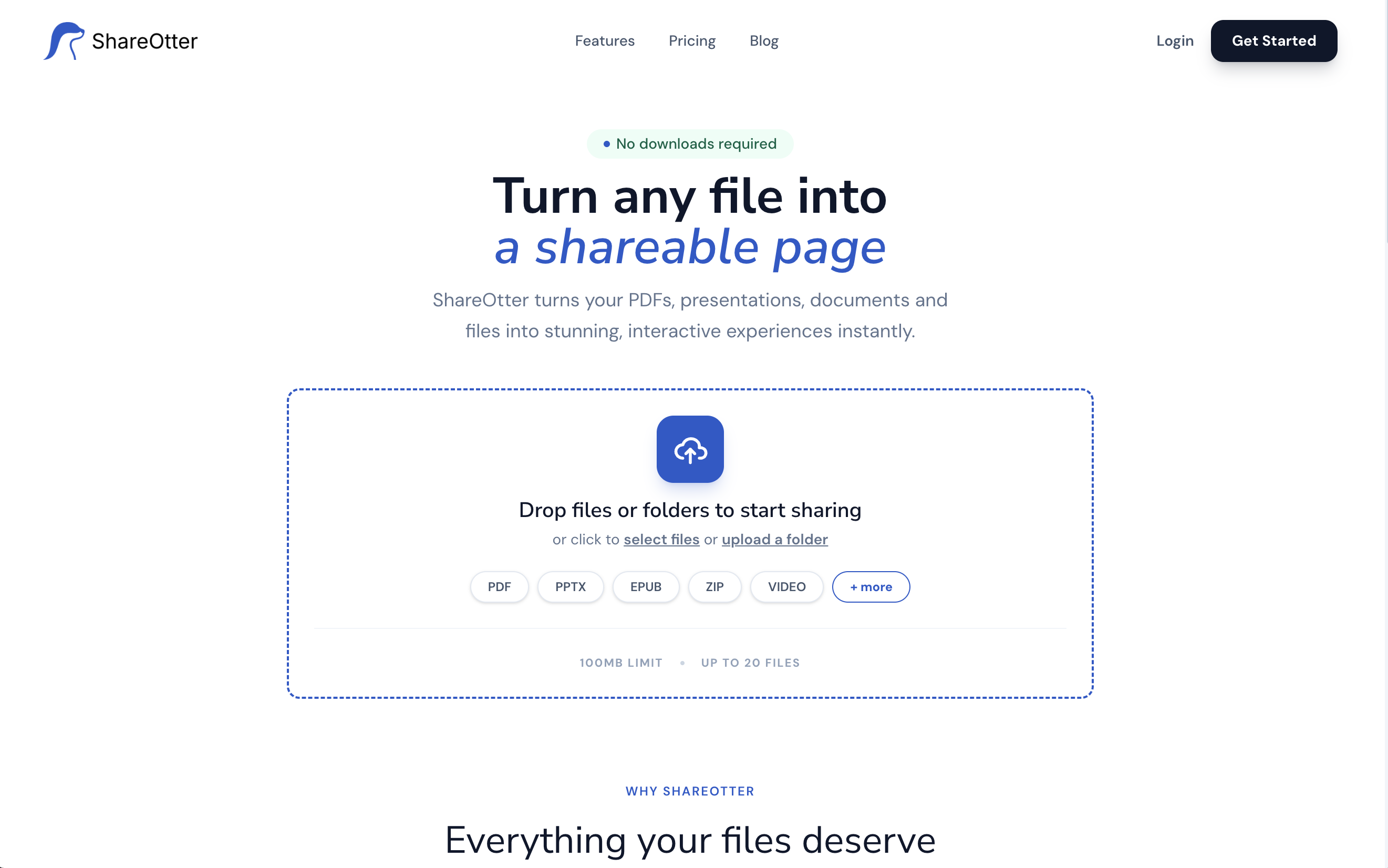 ShareOtter screenshot 1