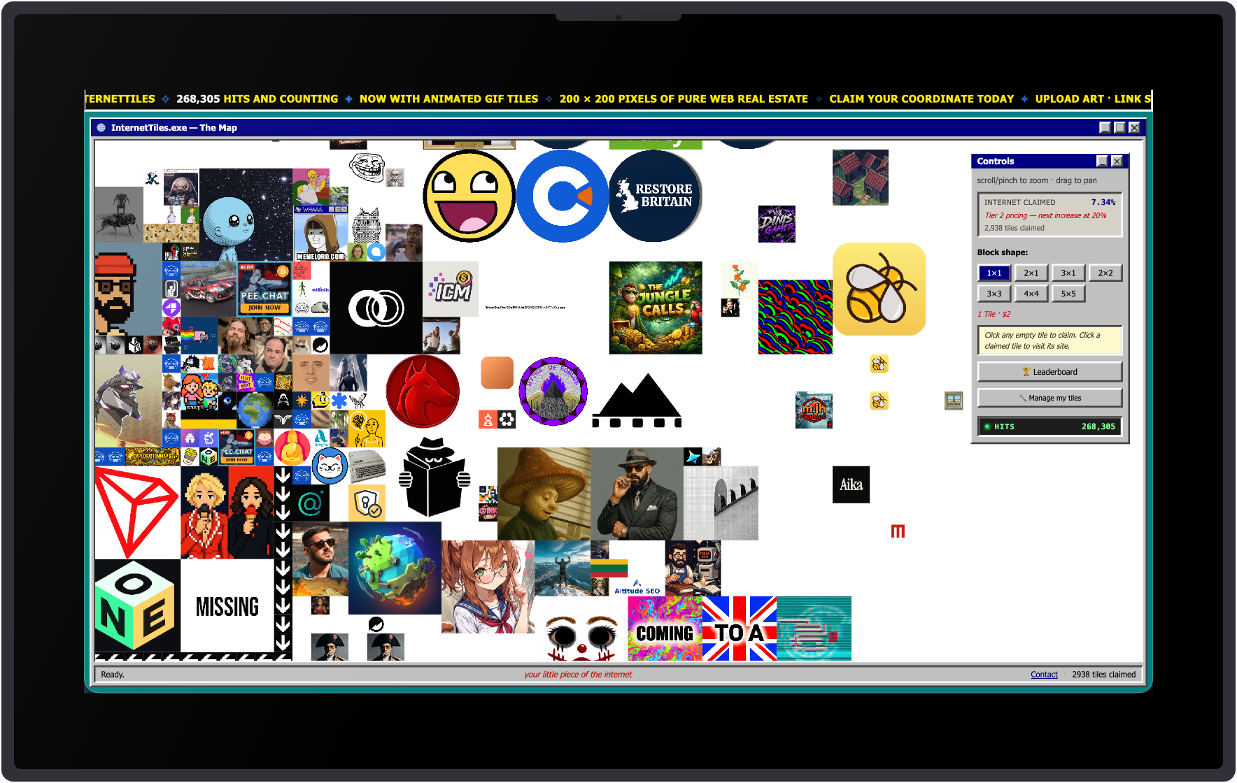 Internettiles screenshot 2