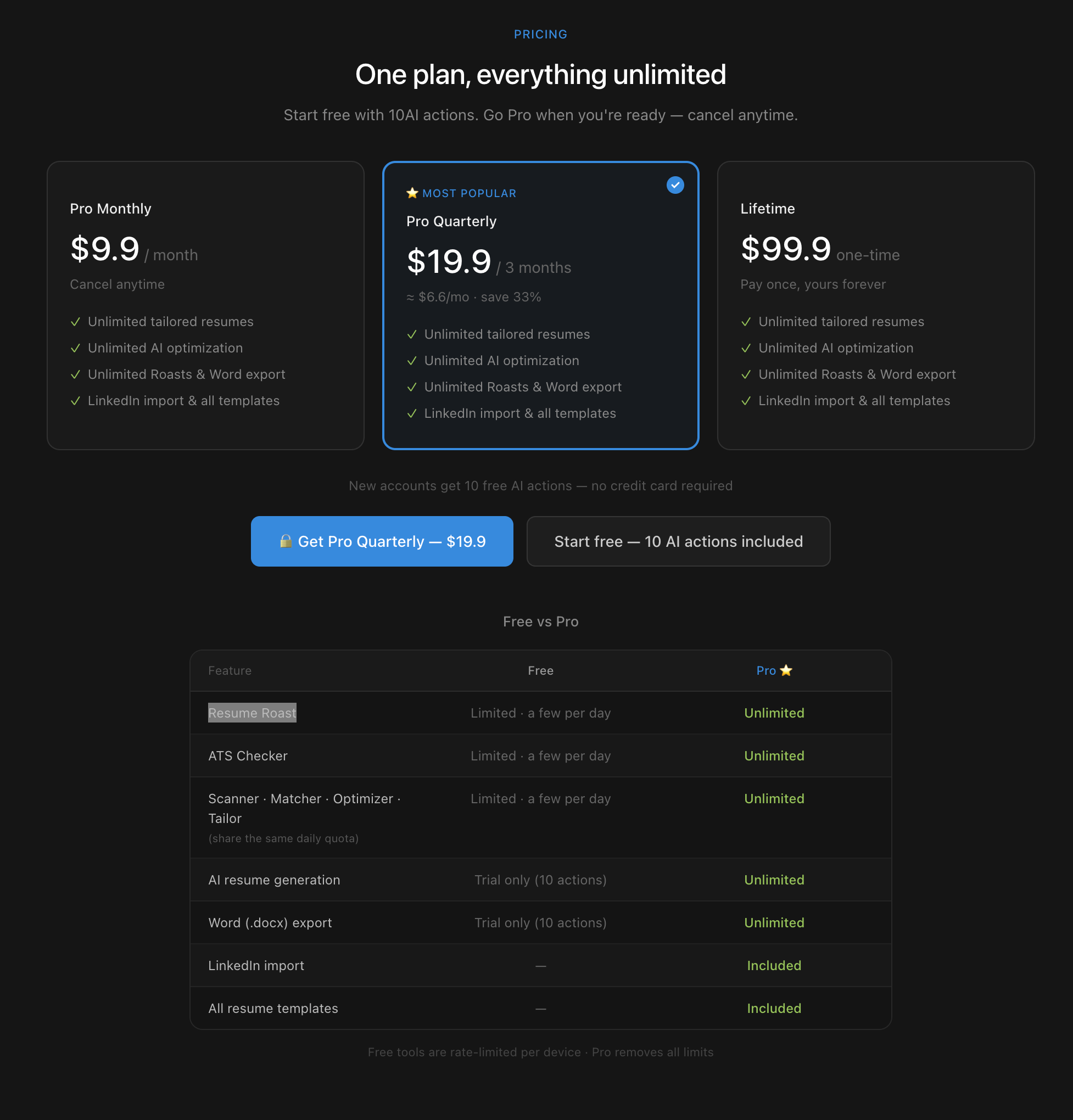 MatchCV: AI Resume Tailor screenshot 2