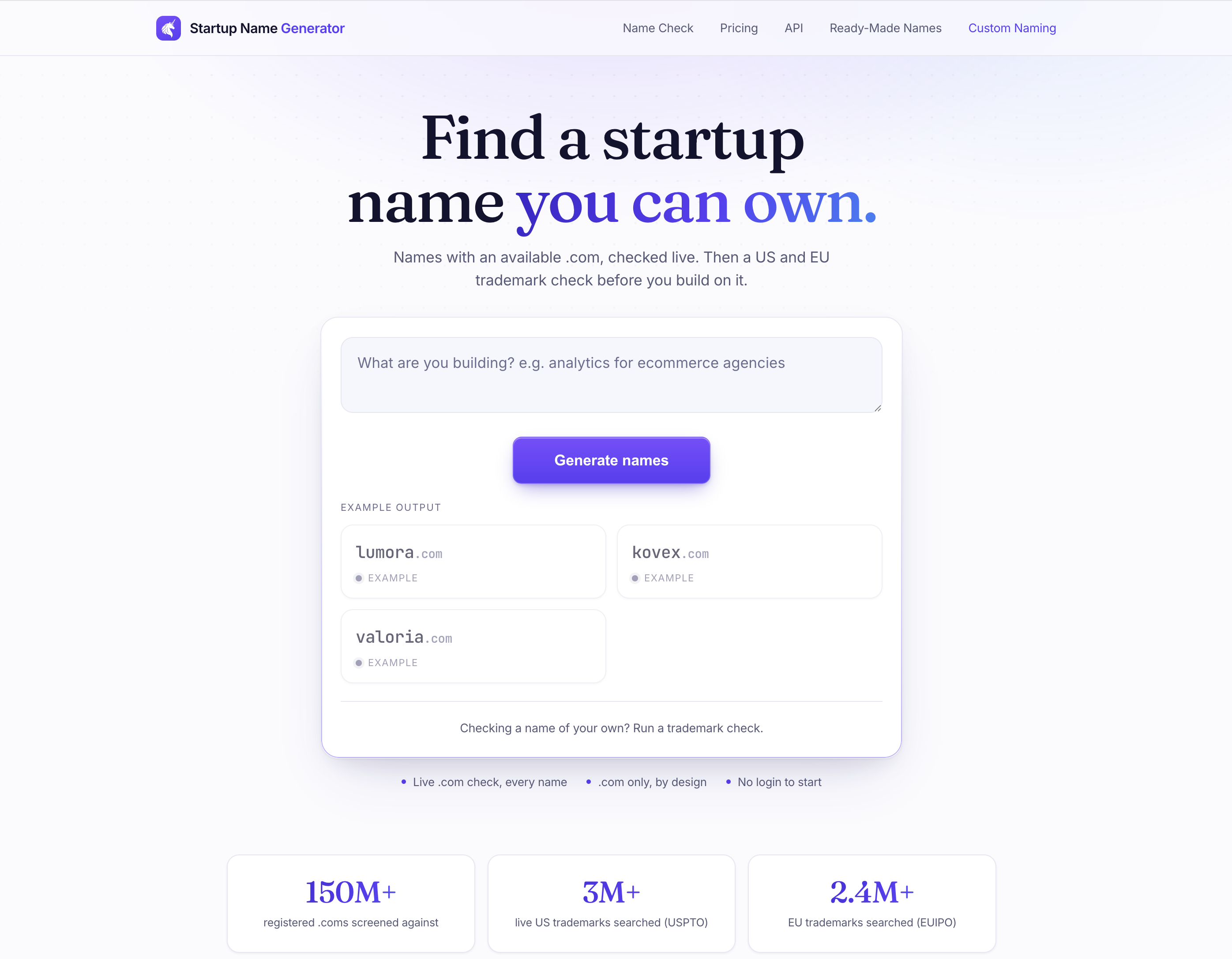 Startup Name Generator screenshot 2