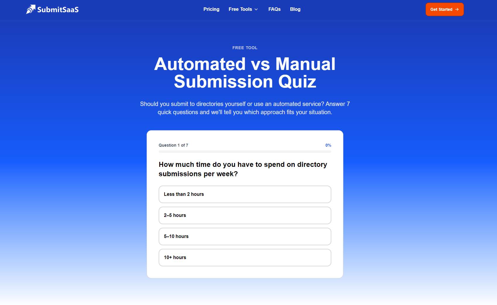 Automated vs Manual Submission Quiz screenshot 2