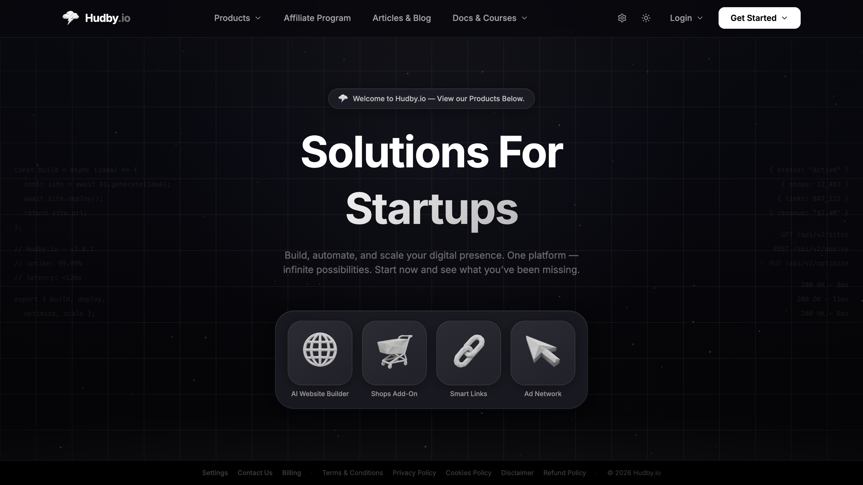 Hudby.io screenshot 1