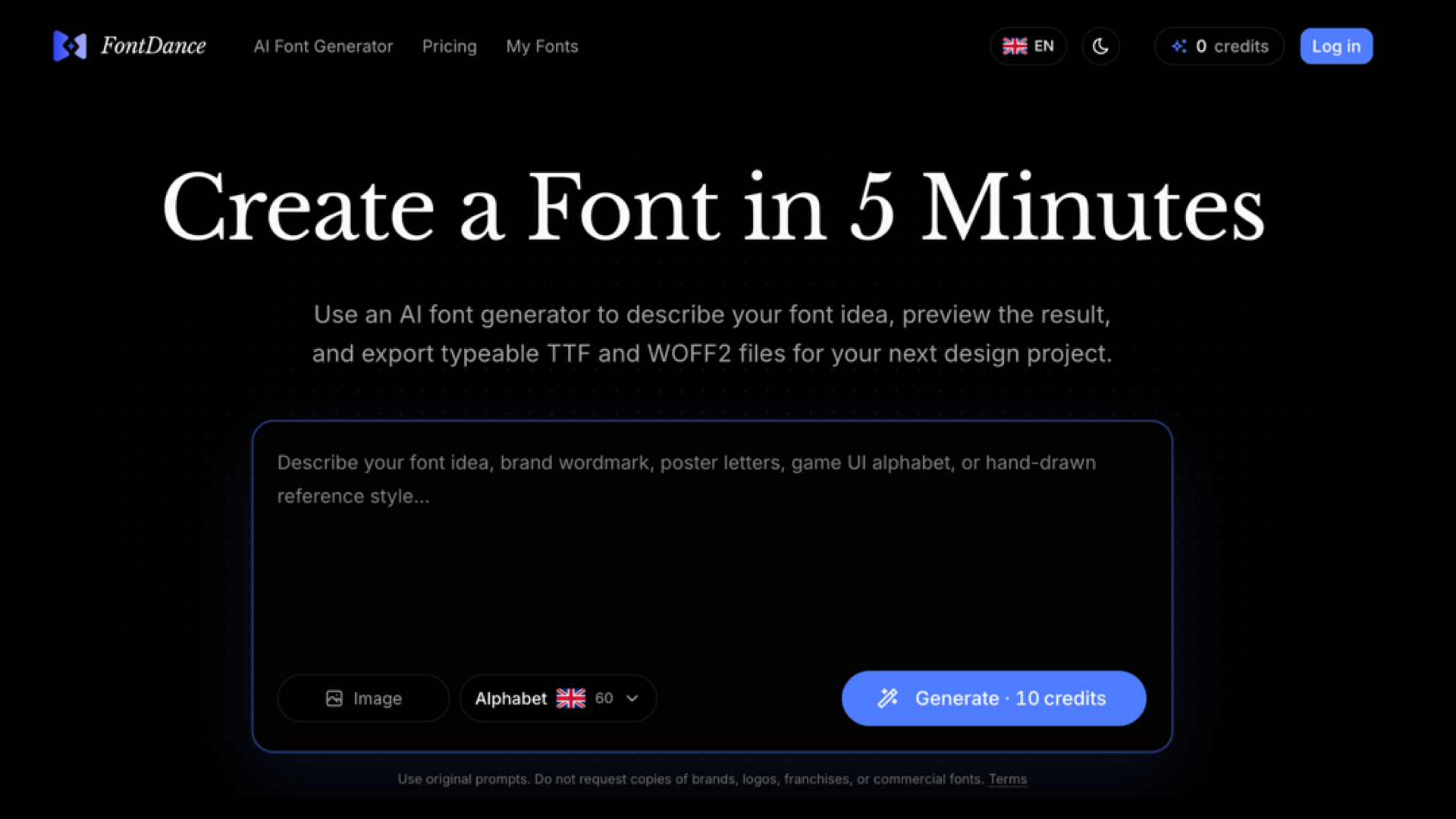 FontDance screenshot 1