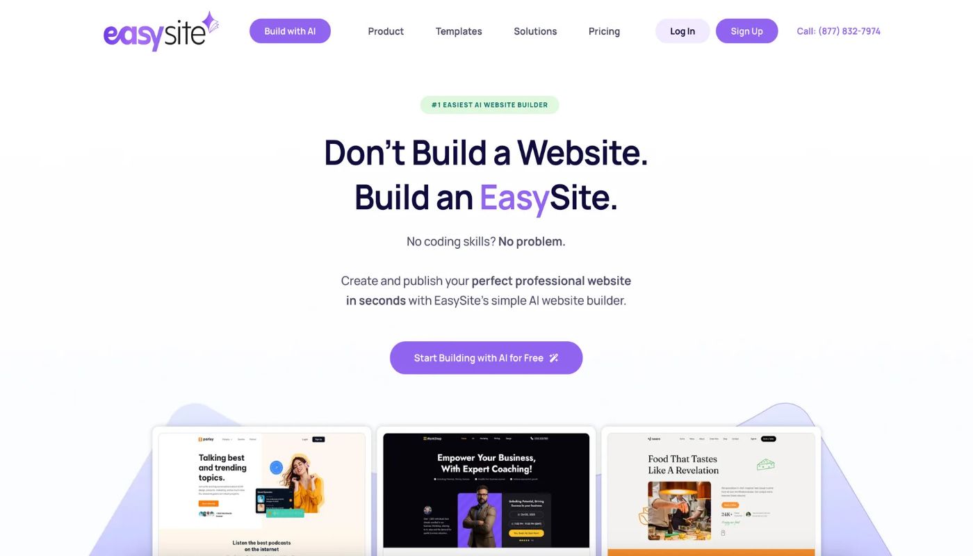 EasySite screenshot 2