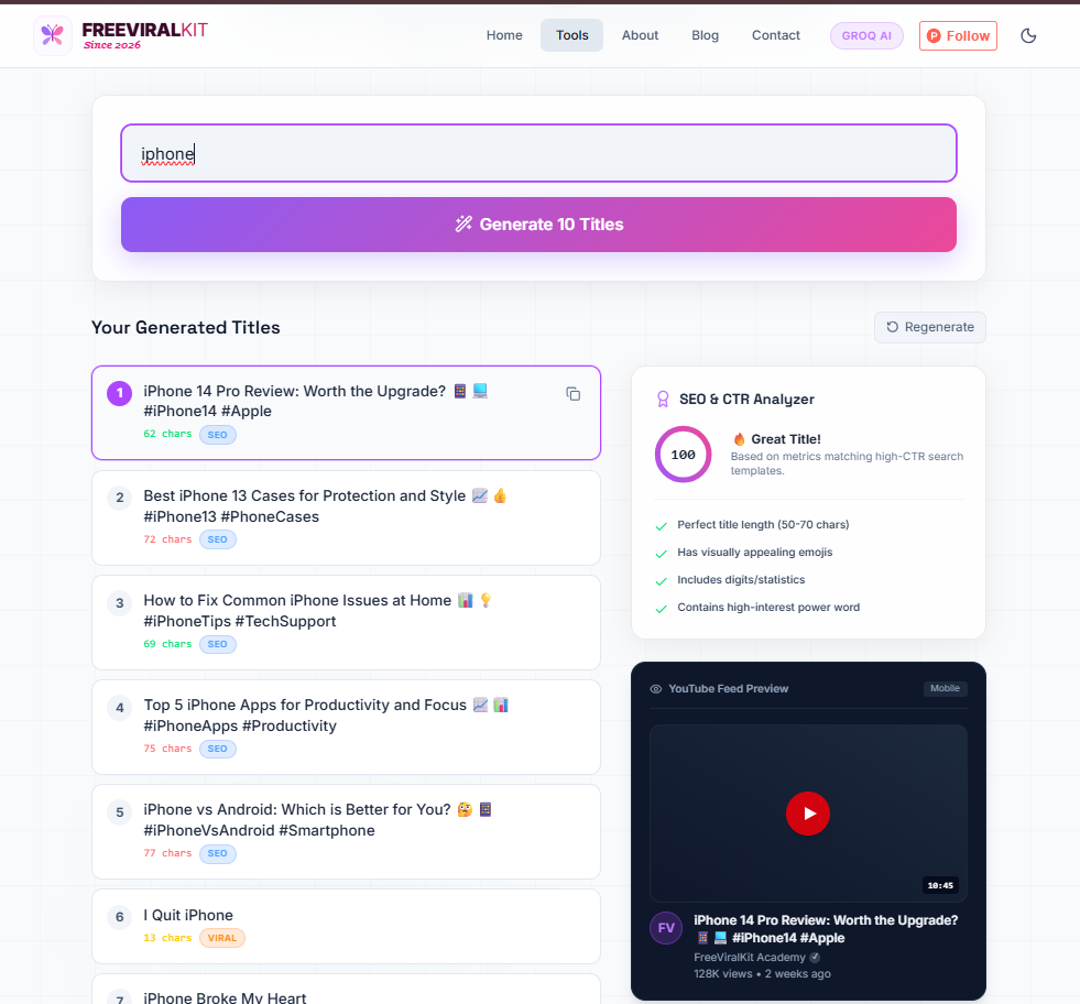 FreeViralKit screenshot 4