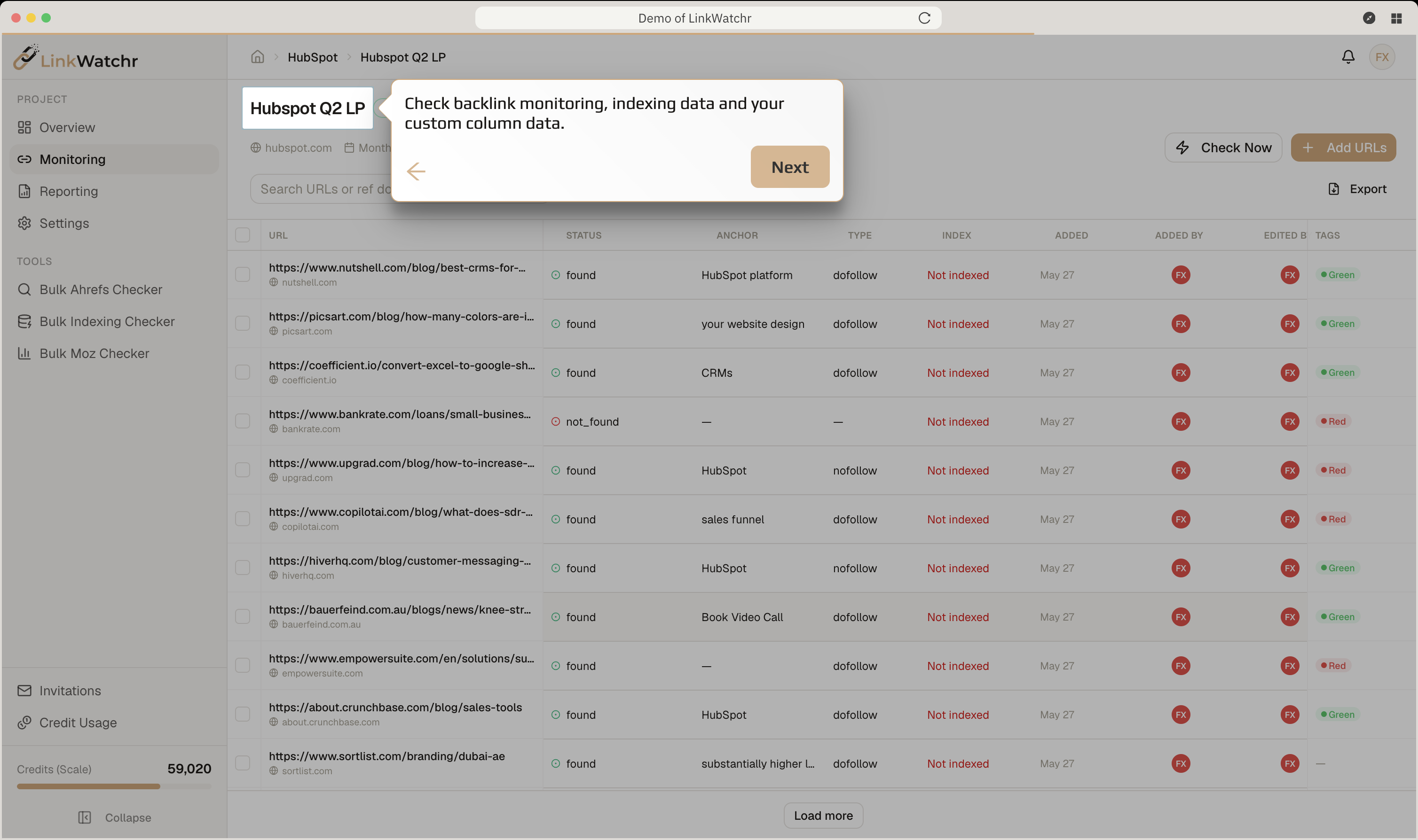 LinkWatchr screenshot 3