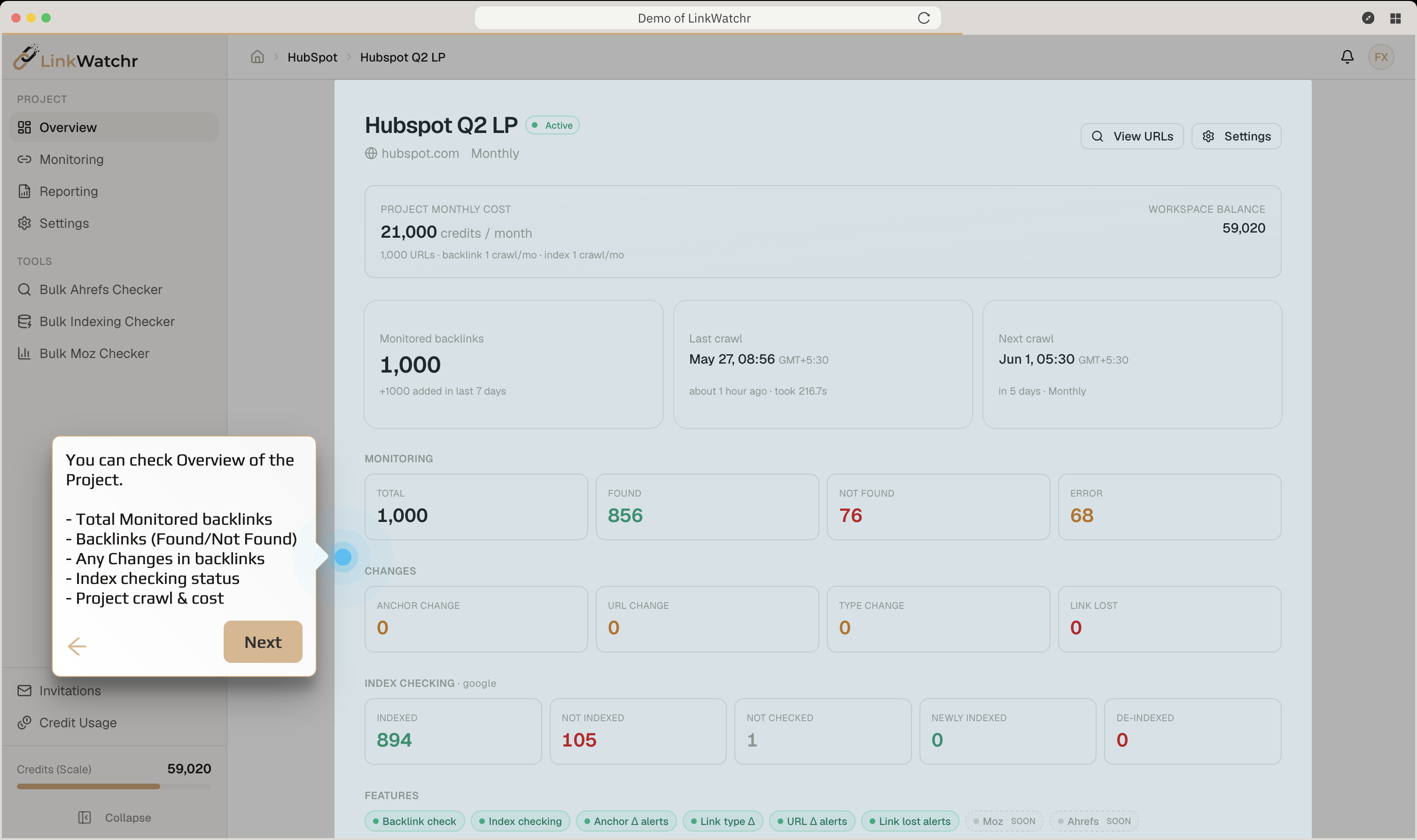 LinkWatchr screenshot 4