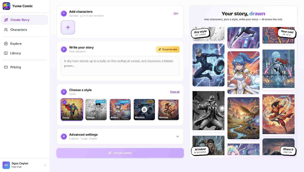 Yume Comic screenshot 2