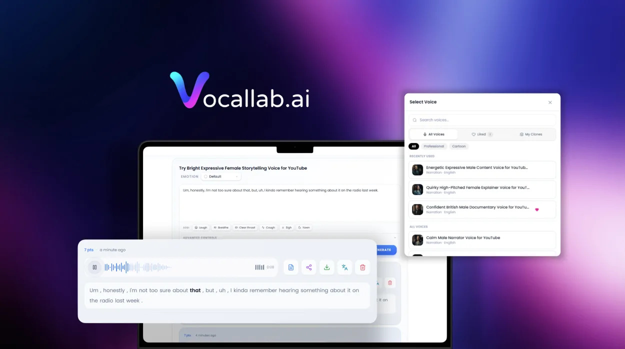 Vocallab AI screenshot 2