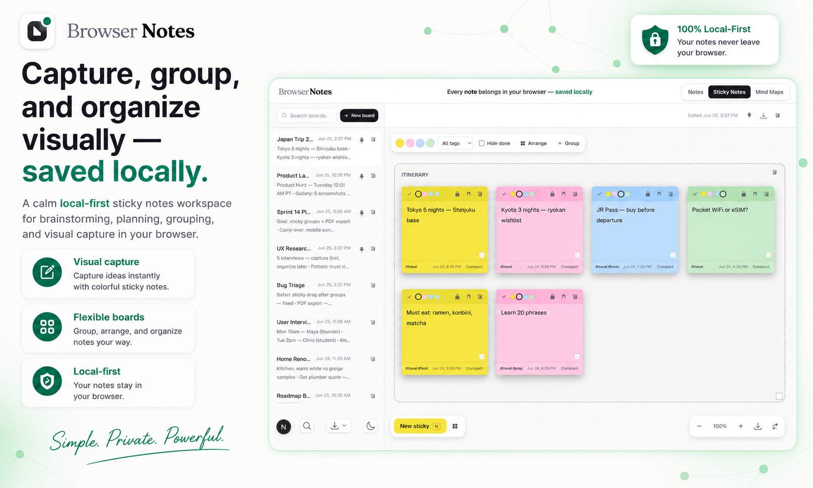 Browser Notes screenshot 3