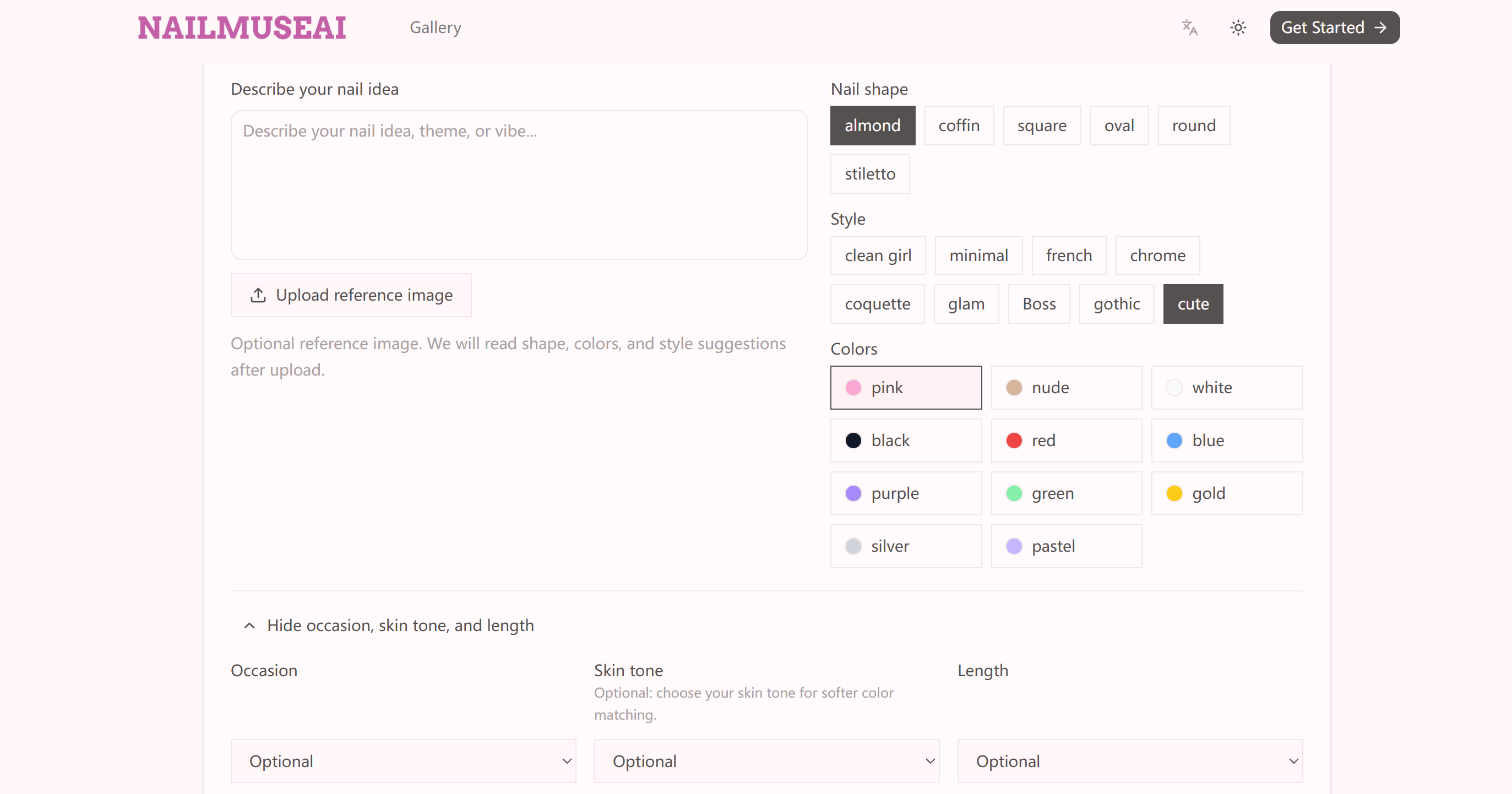 NailMuseAI screenshot 1