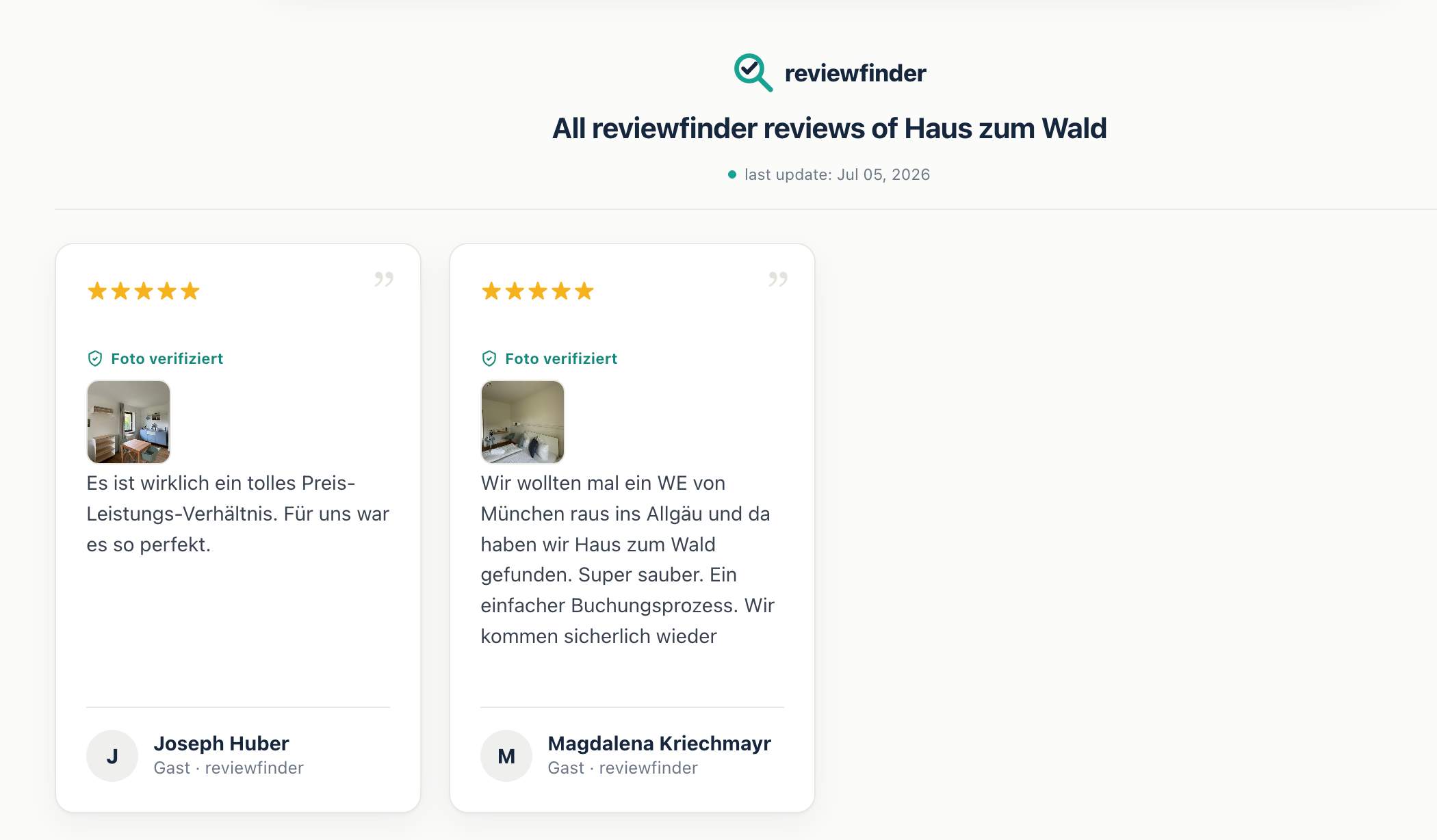 reviewfinder screenshot 3