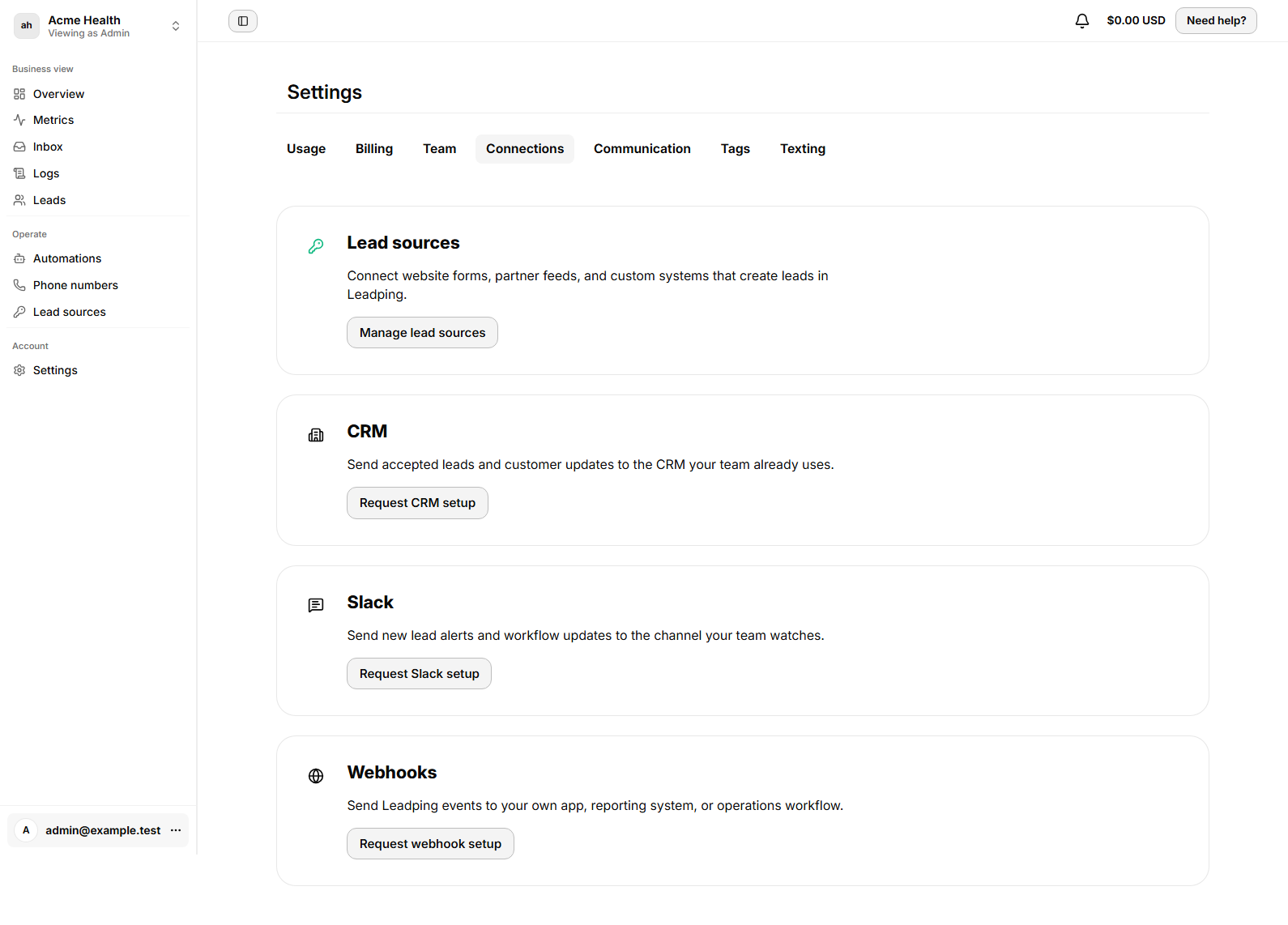 Leadping screenshot 3