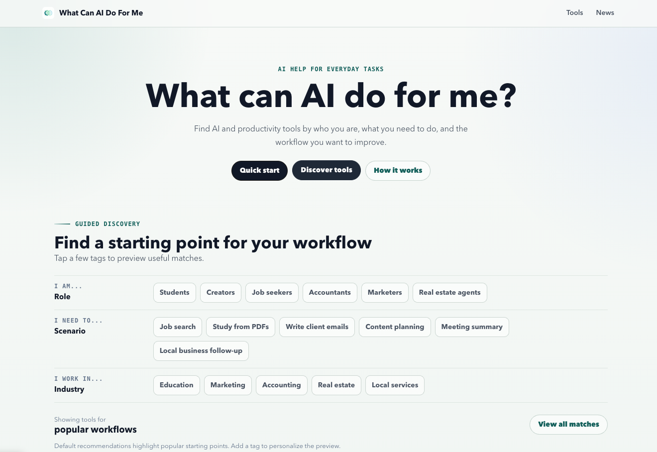 WhatCanAIdoForMe screenshot 2
