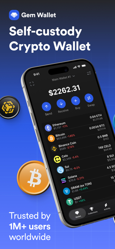 Gem Wallet screenshot 1