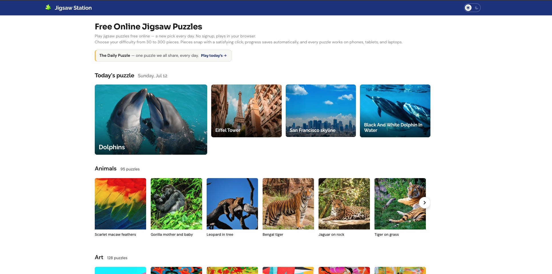 JigsawStation screenshot 1