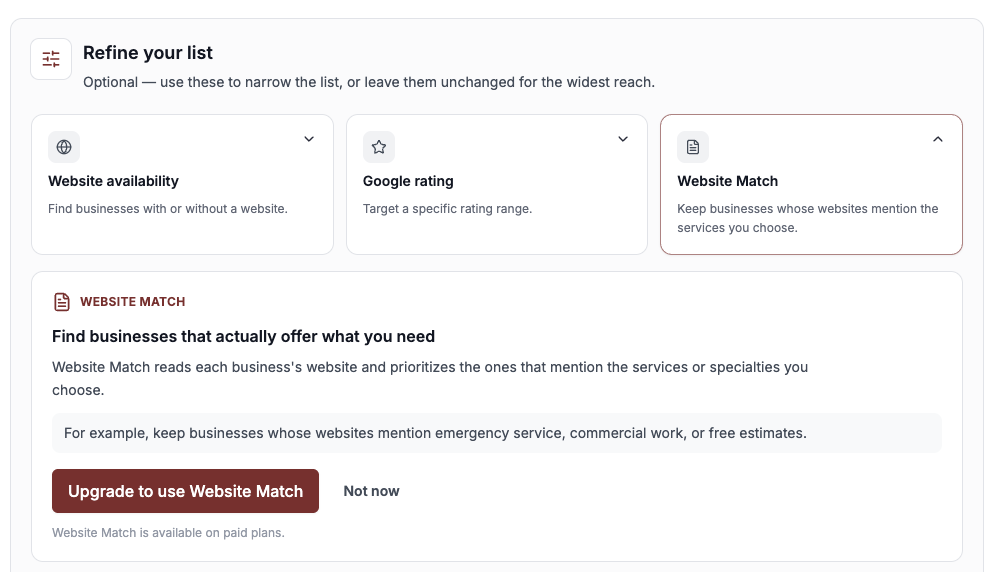 WebLeads screenshot 3