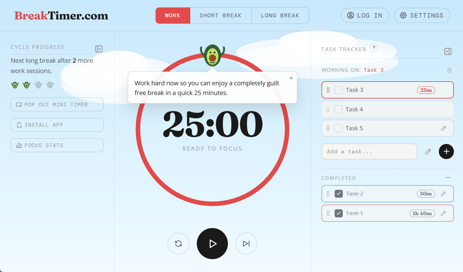 Break Timer screenshot 1