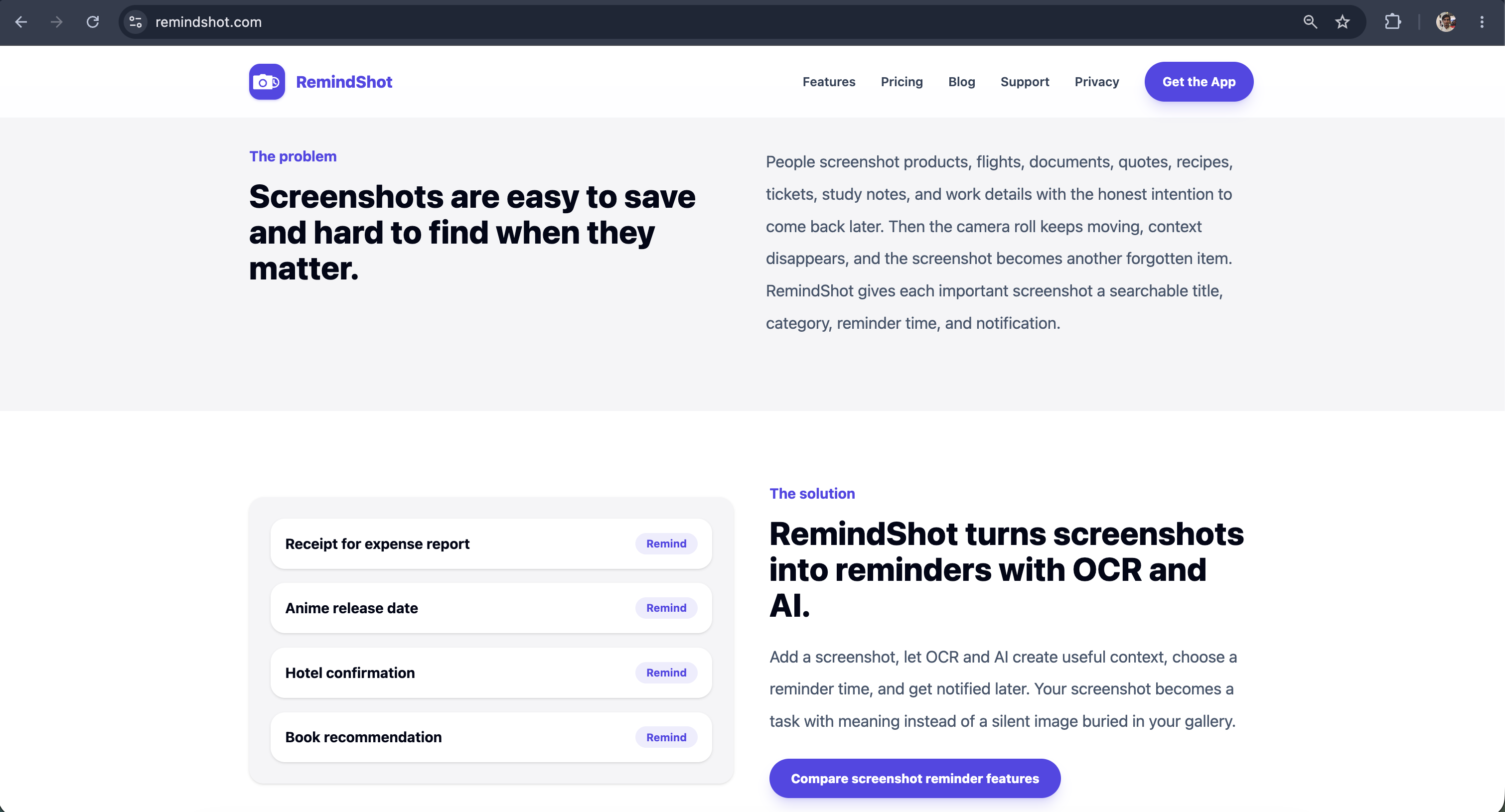 RemindShot screenshot 3