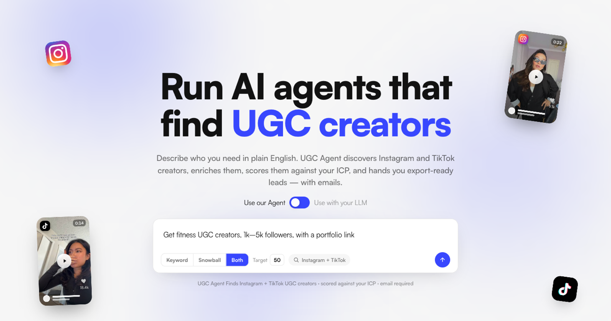 UGC Agent screenshot 4