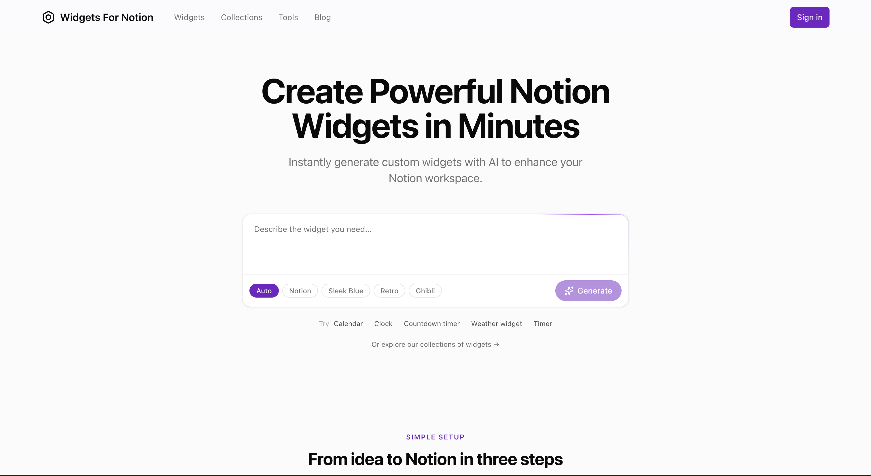 Widgets For Notion screenshot 1