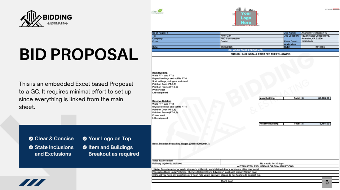 Bidding And Estimating screenshot 5