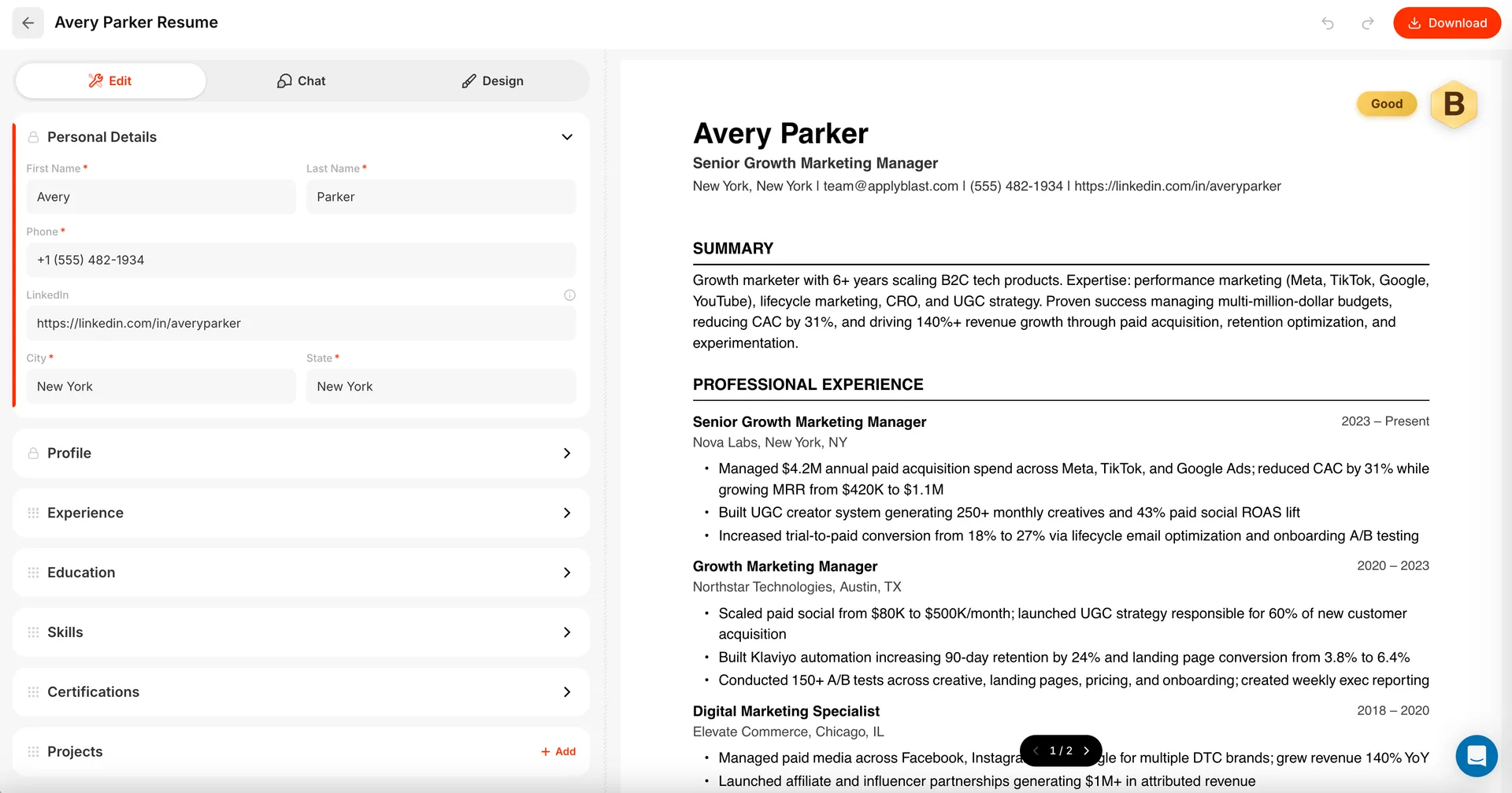 ApplyBlast screenshot 4