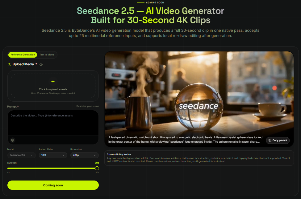 XMK-Seedance 2.5 screenshot 1