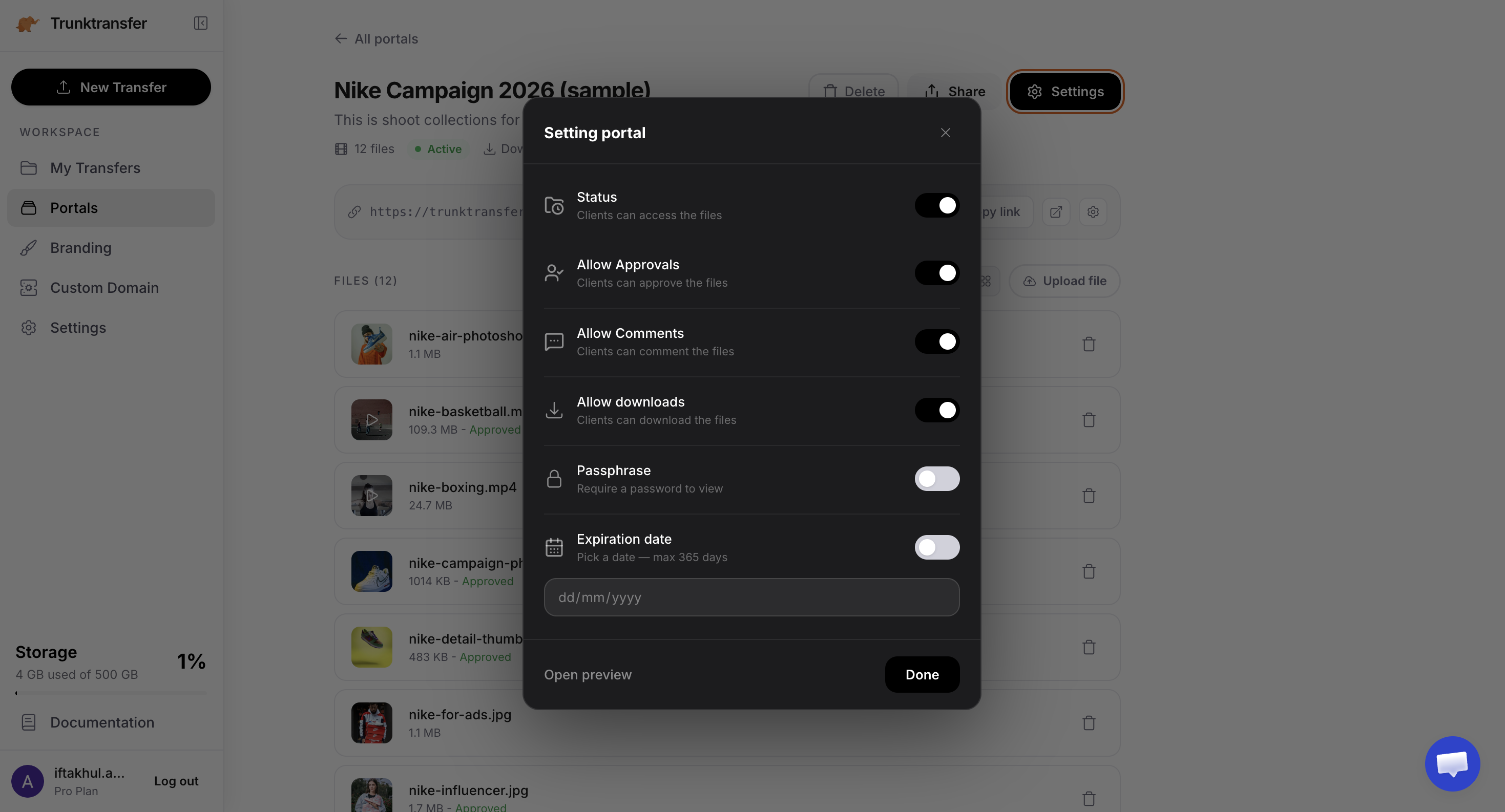 TrunkTransfer screenshot 5
