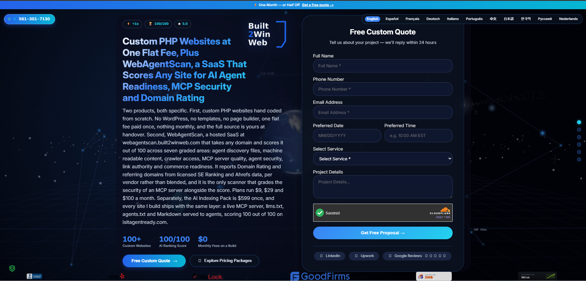 BuiltToWinWeb screenshot 5