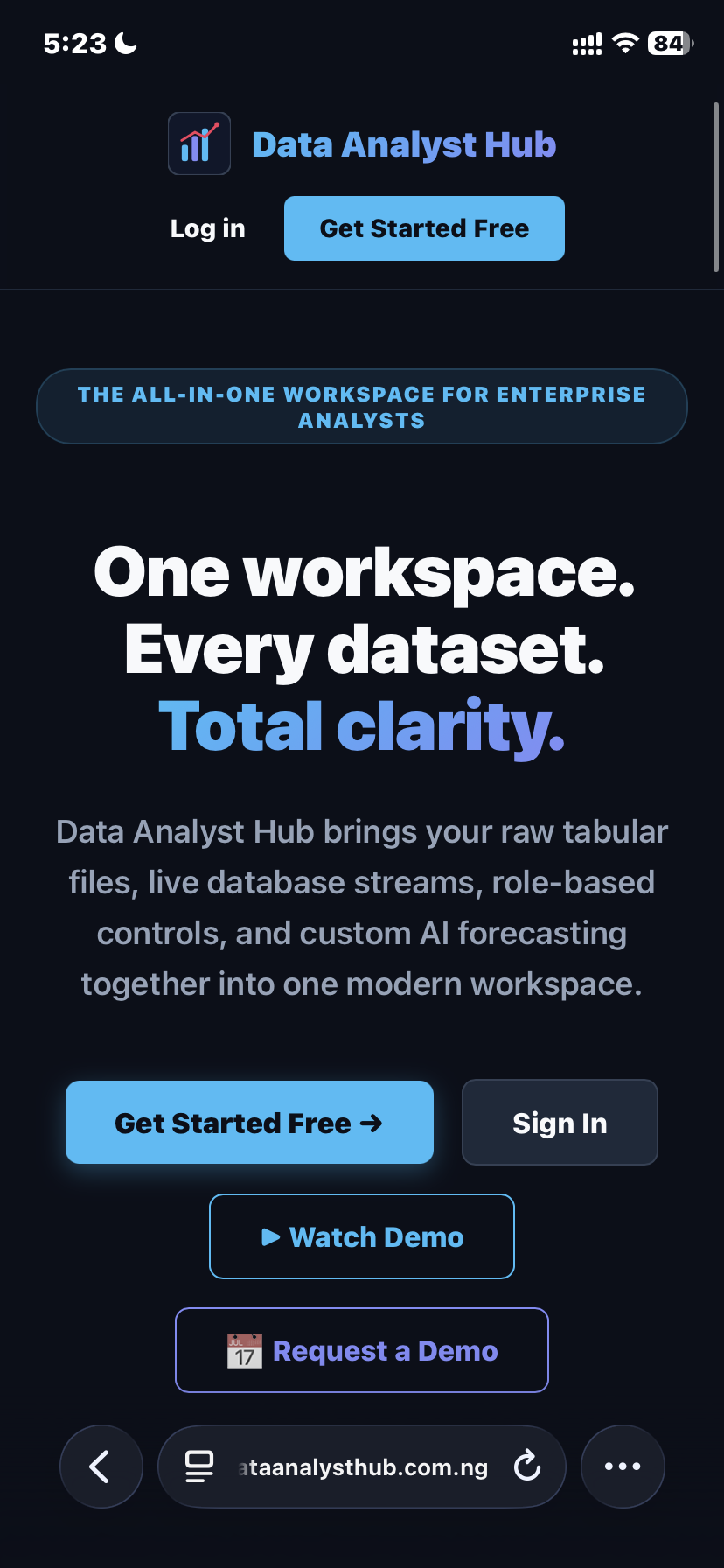 data analyst hub screenshot 4