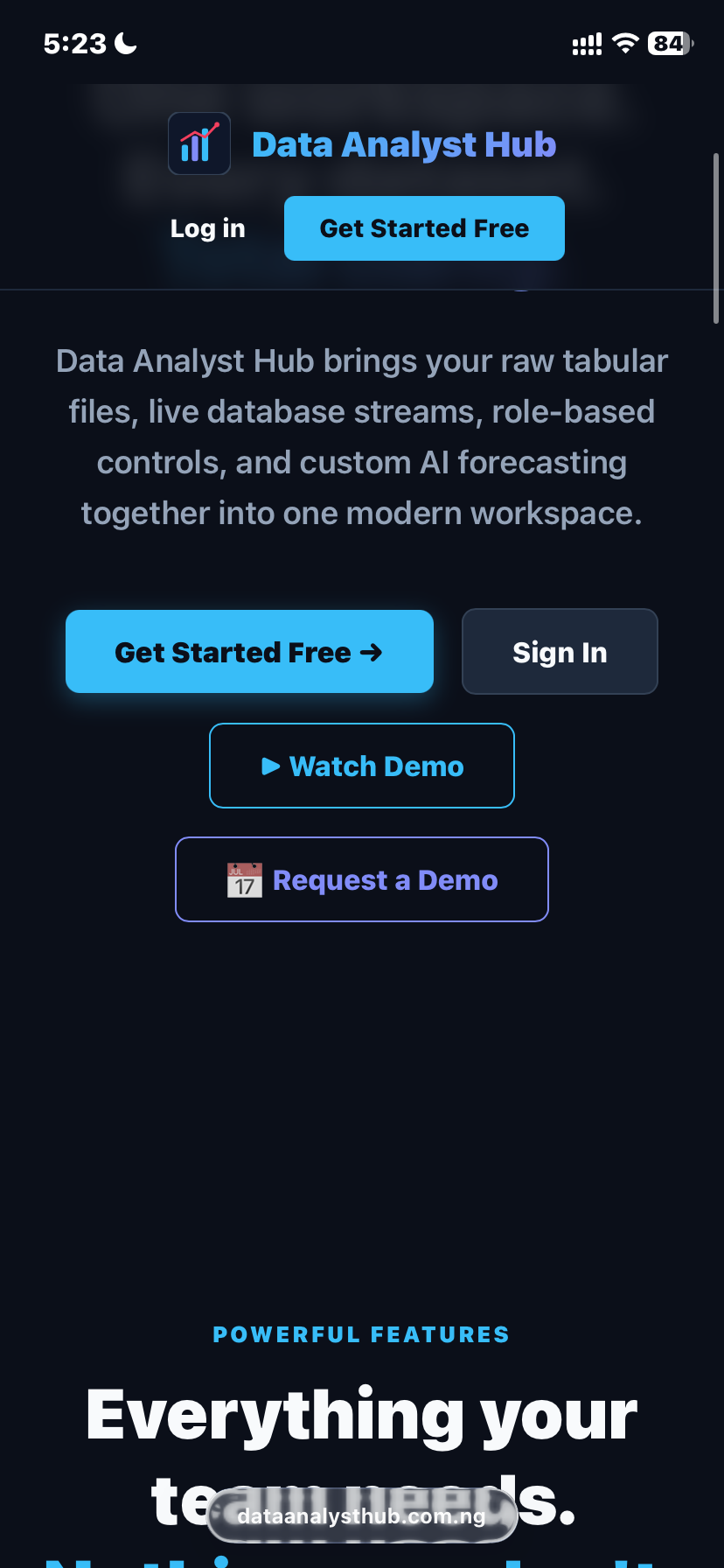 data analyst hub screenshot 5
