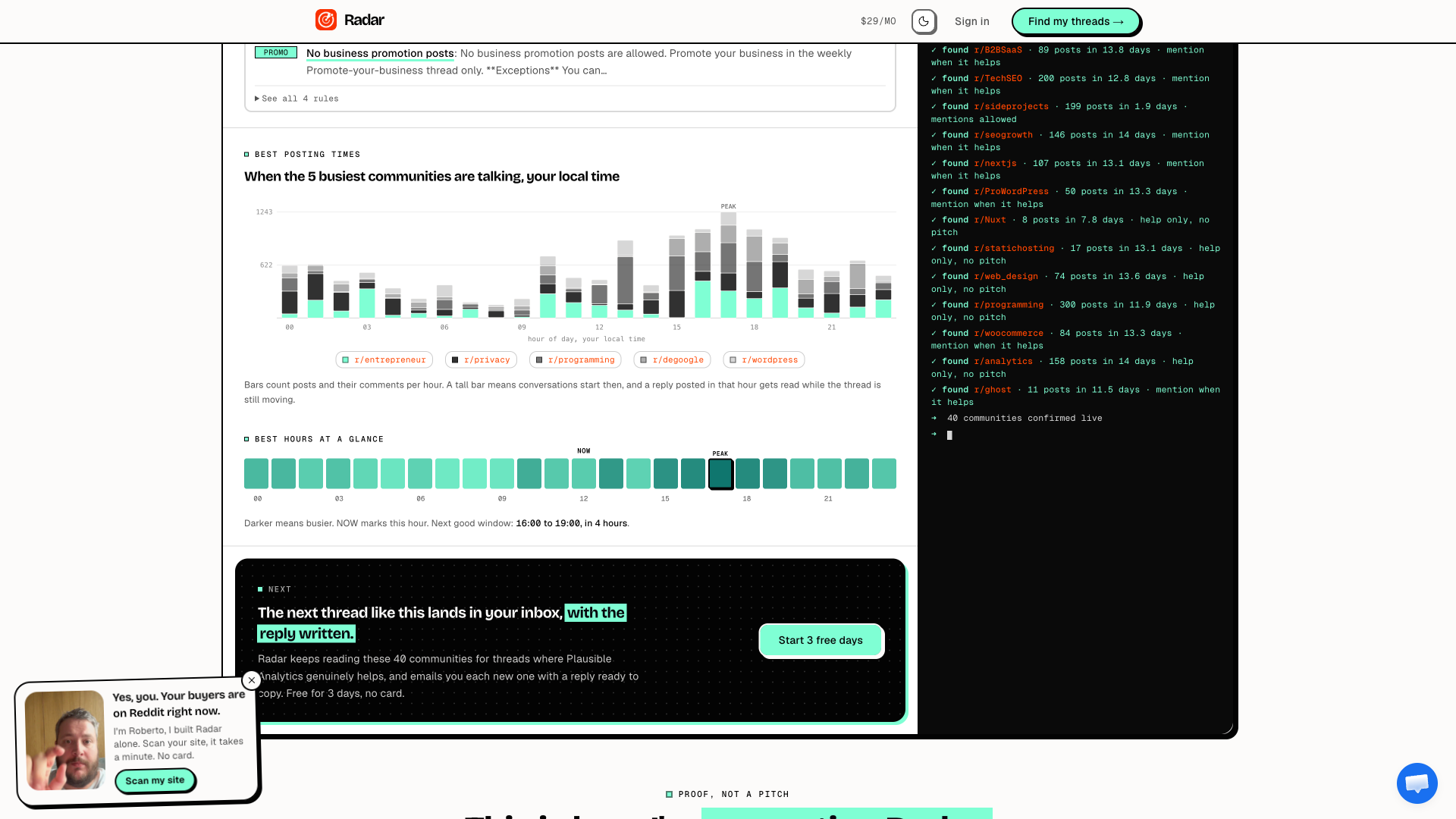 Radar screenshot 4