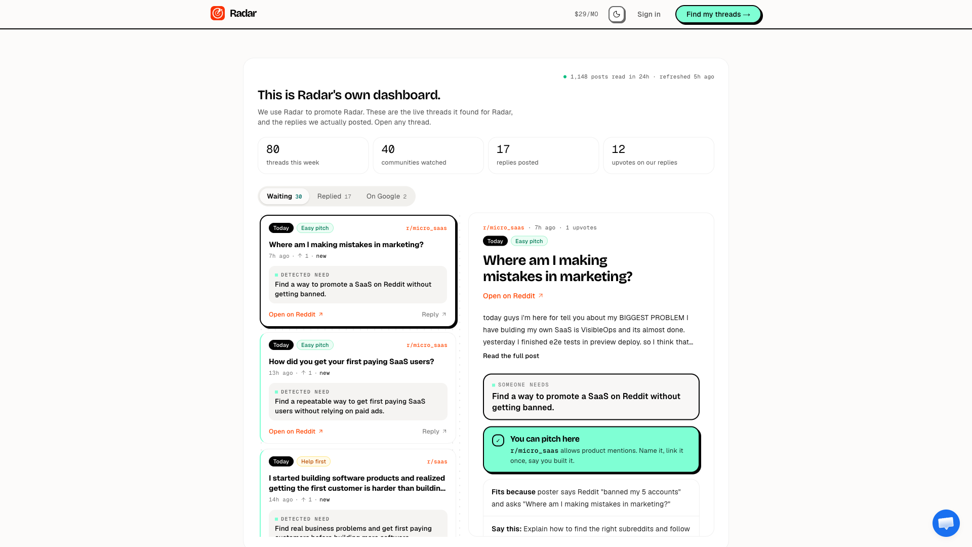 Radar screenshot 5
