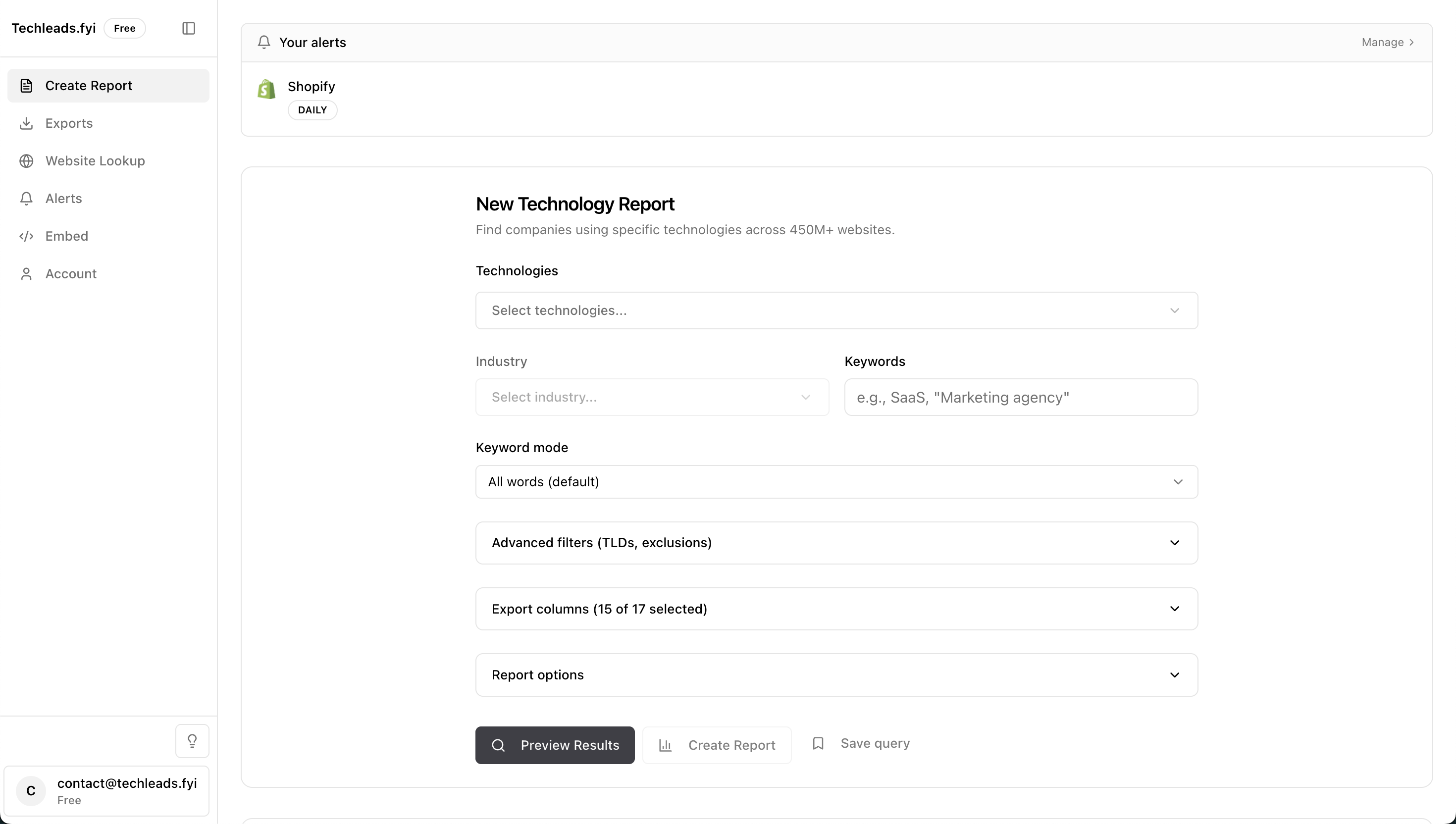 TechLeads.Fyi screenshot 2