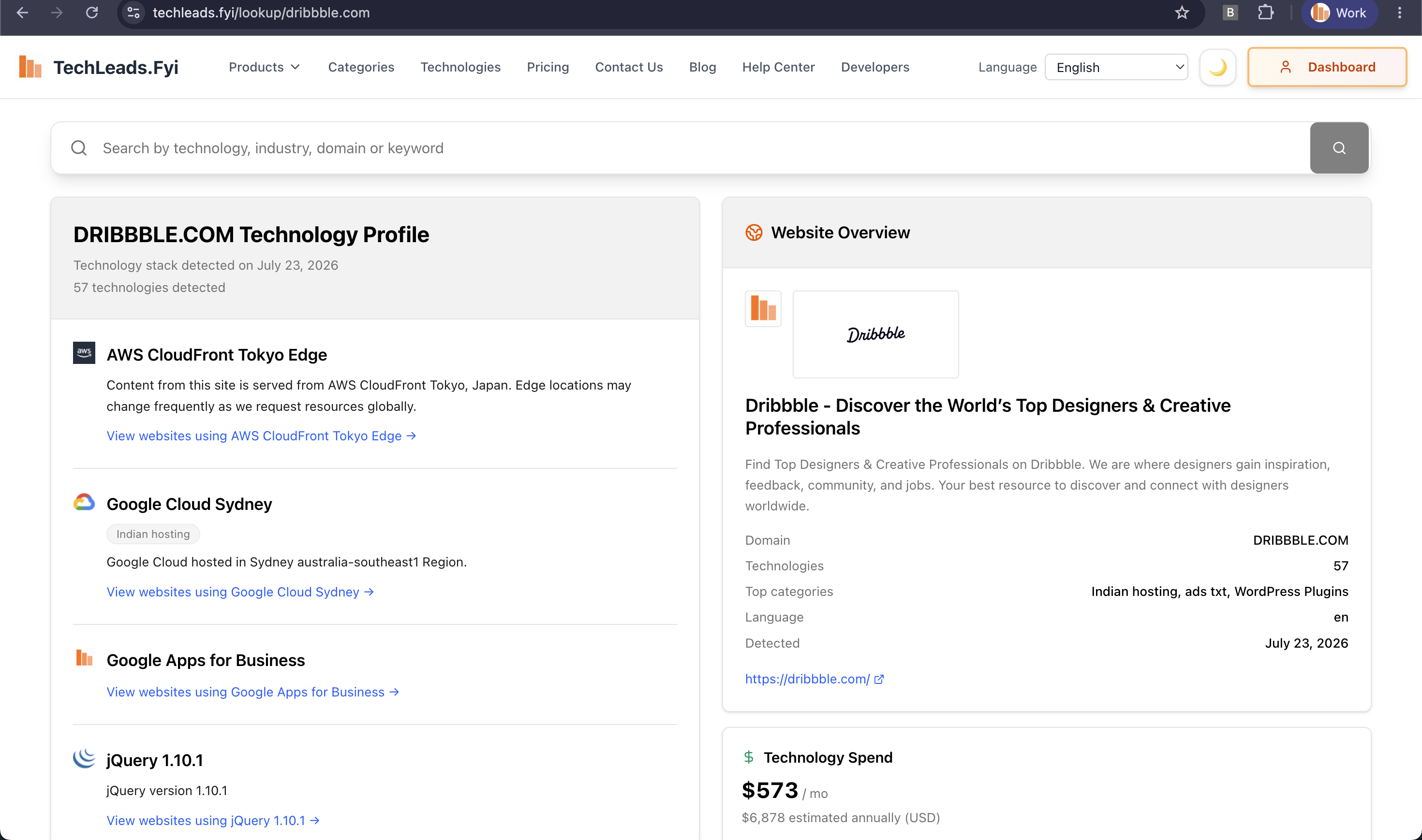 TechLeads.Fyi screenshot 3