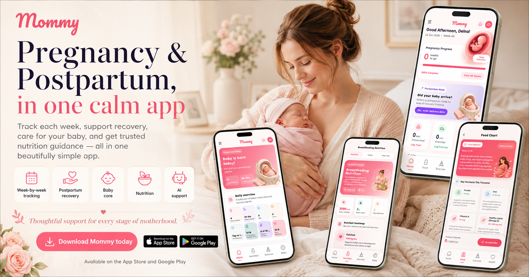 Mommy: Pregnancy & Postpartum screenshot 3