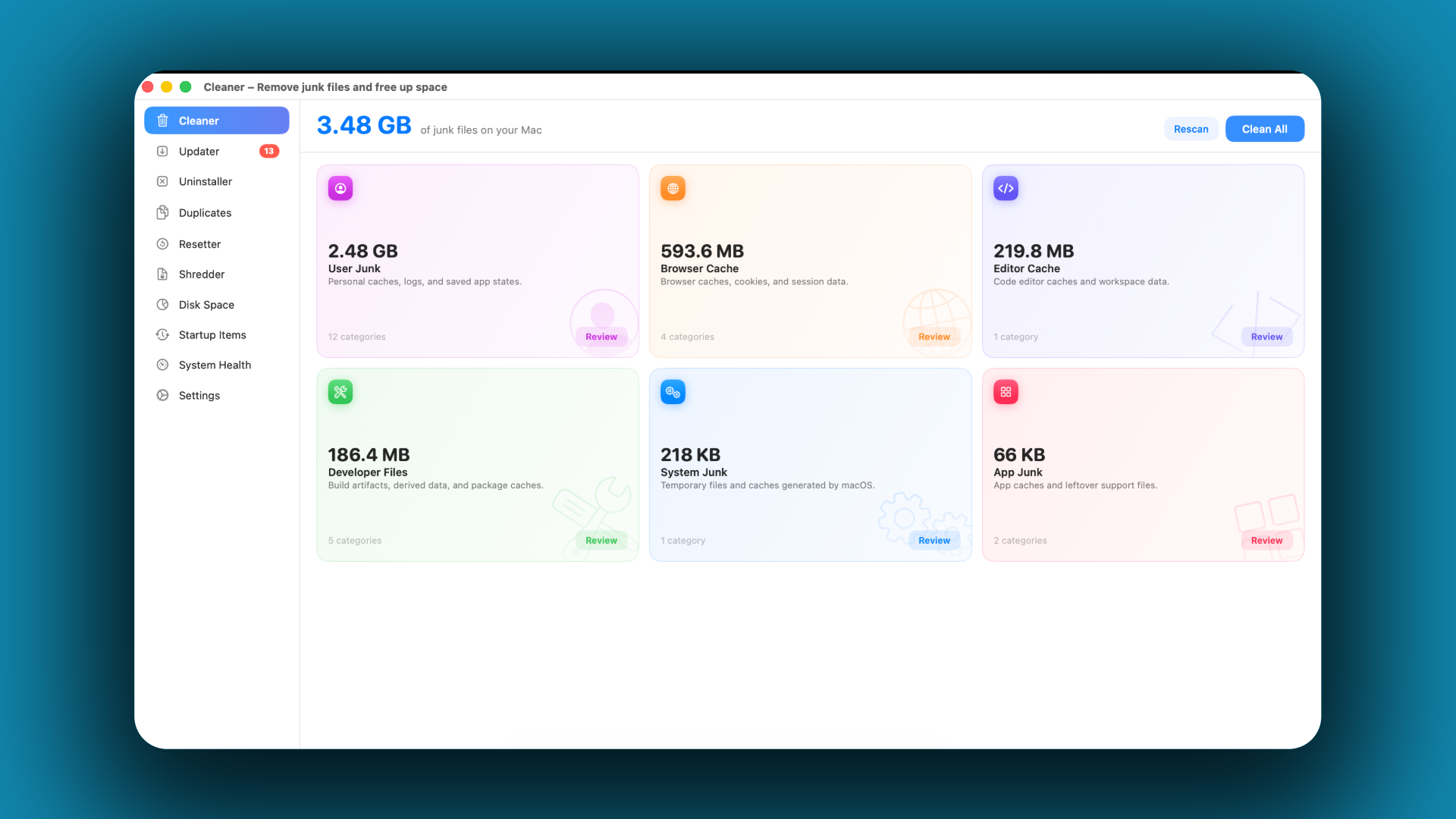 DeepCleanMac screenshot 3