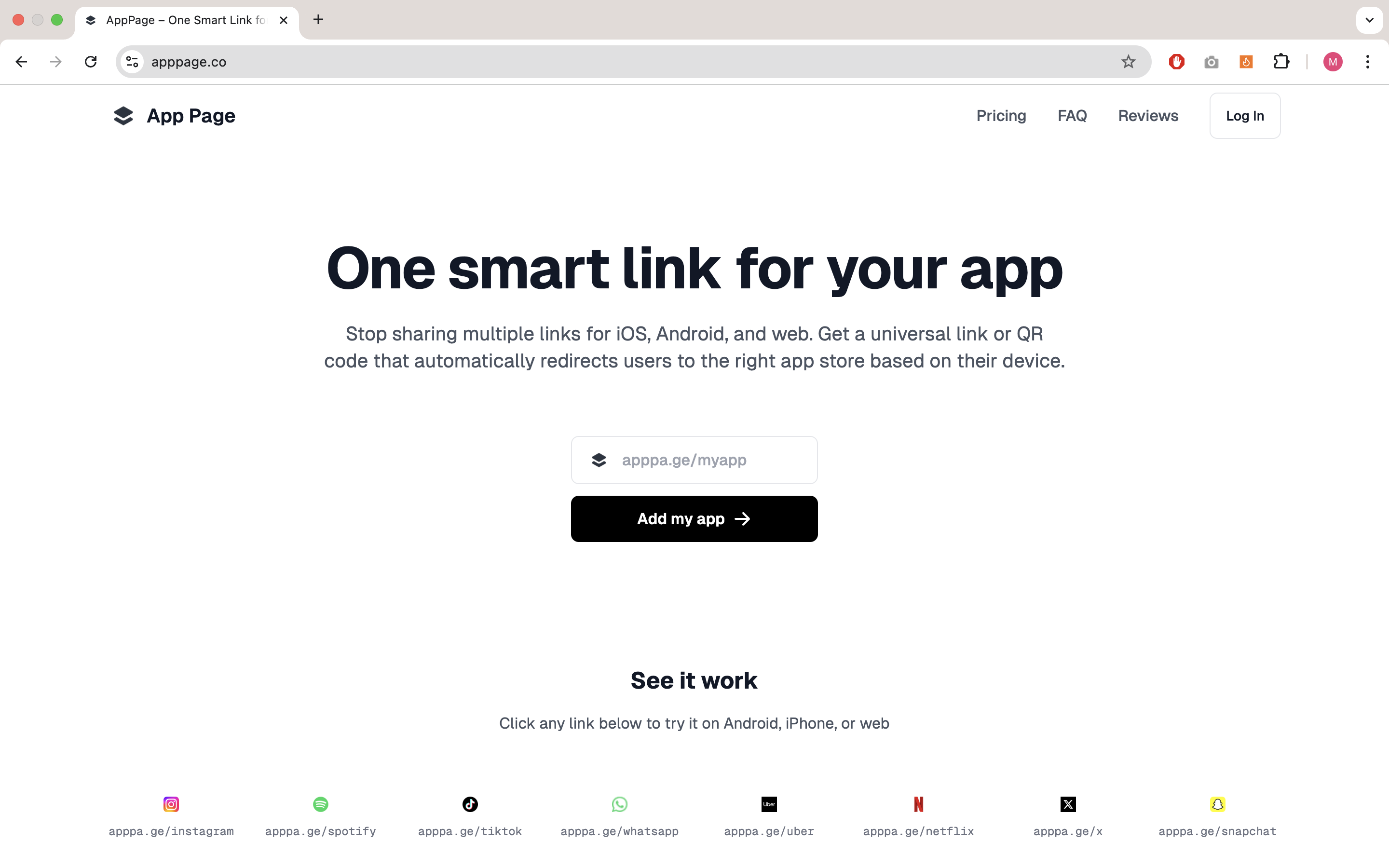 AppPage screenshot 2