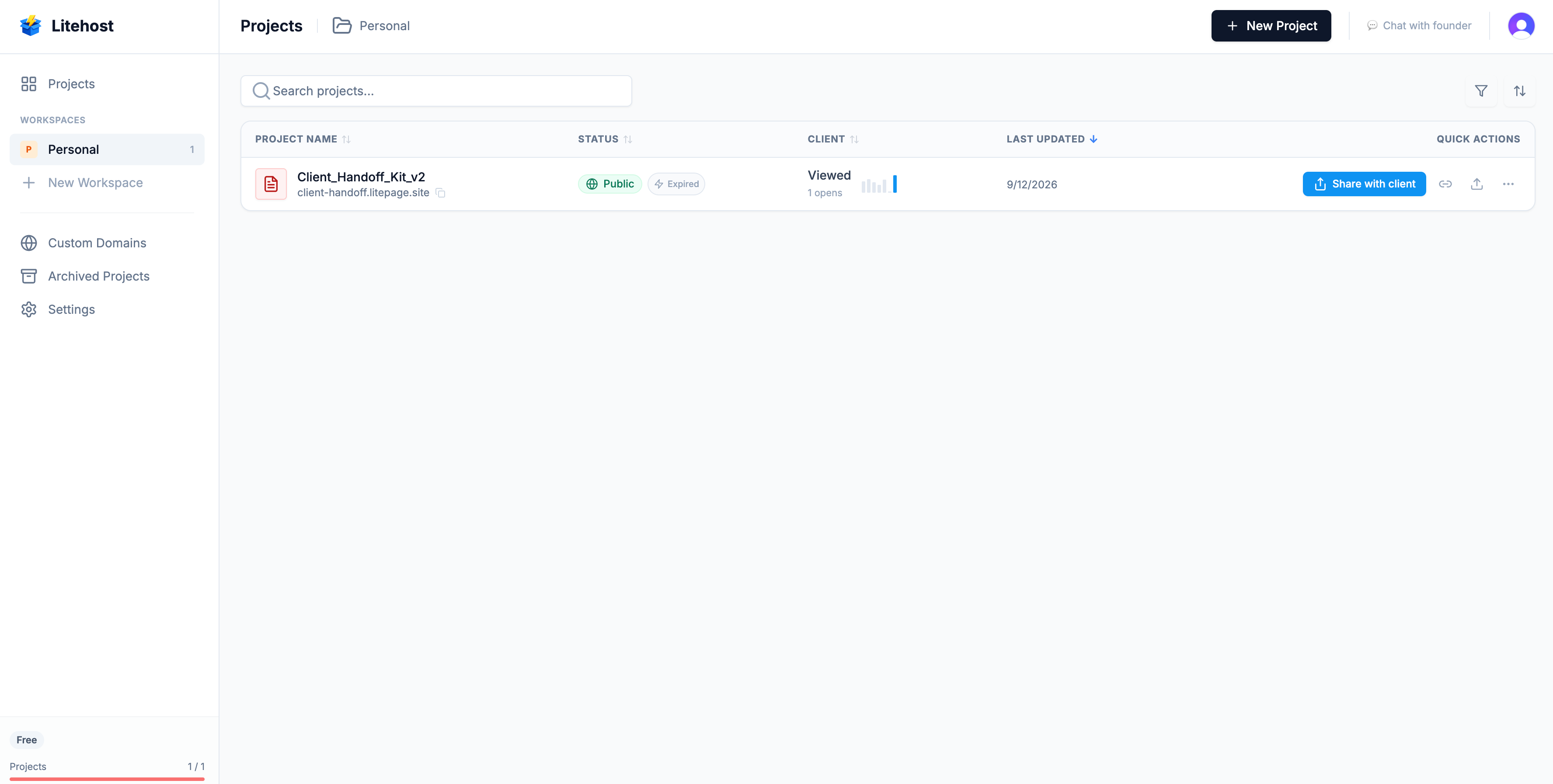 Litehost screenshot 3