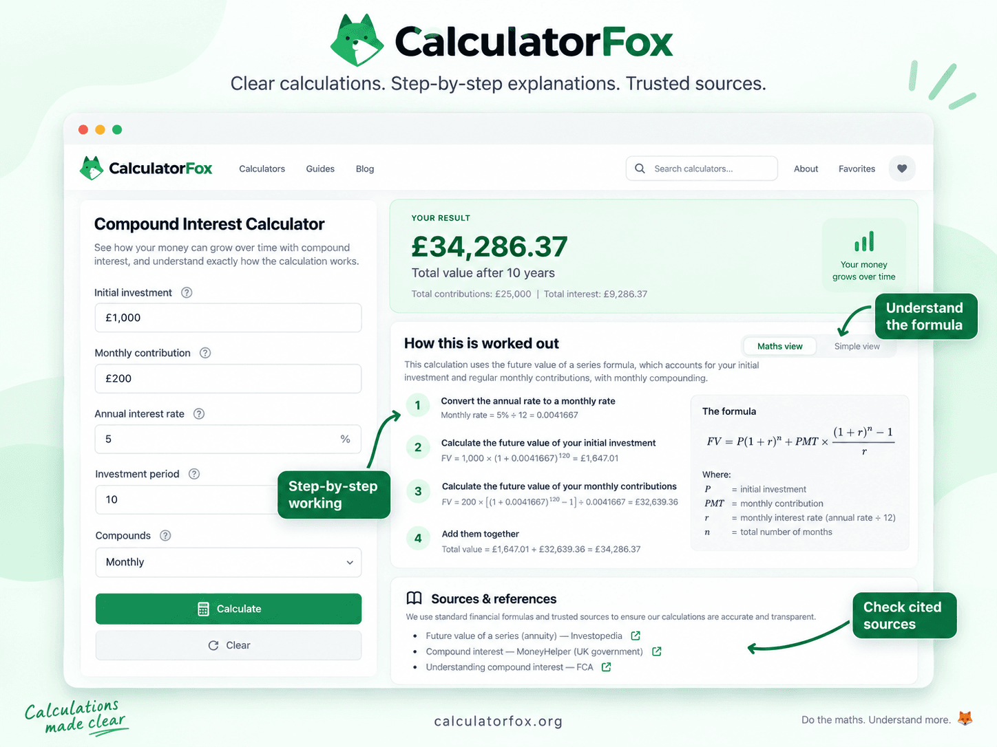 CalculatorFox screenshot 3