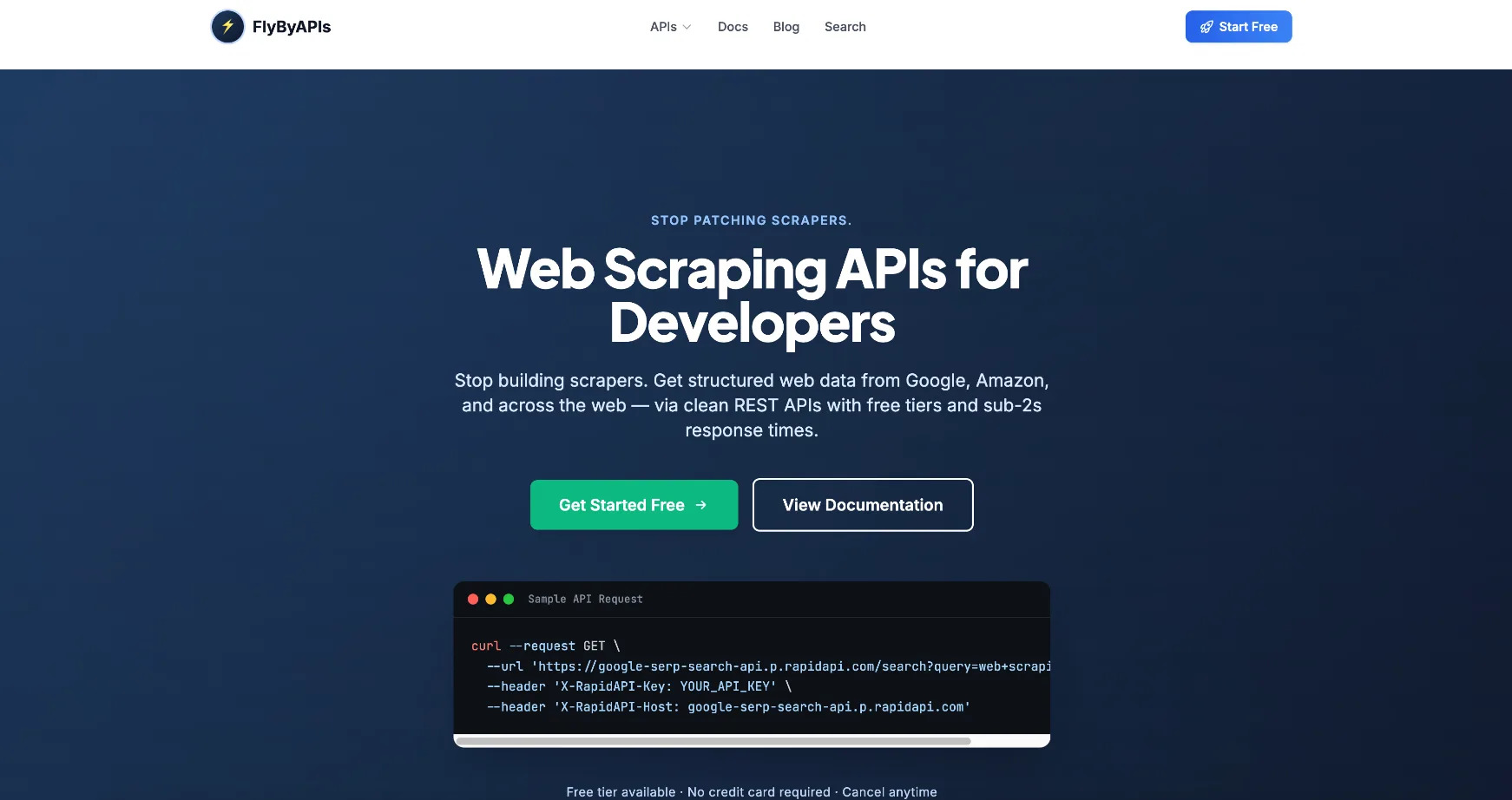 FlybyAPIs screenshot 1