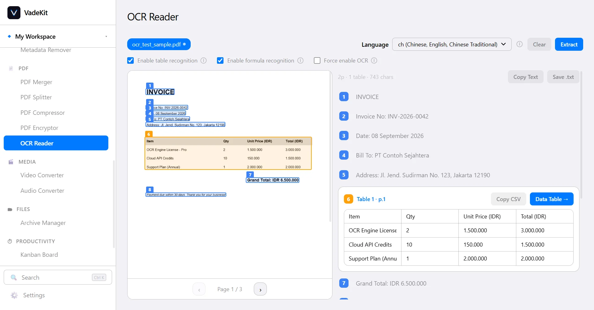 VadeKit screenshot 2