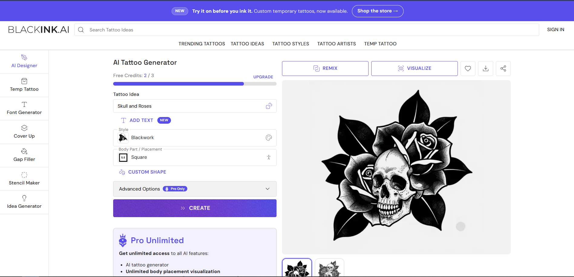 BlackInk AI screenshot 2