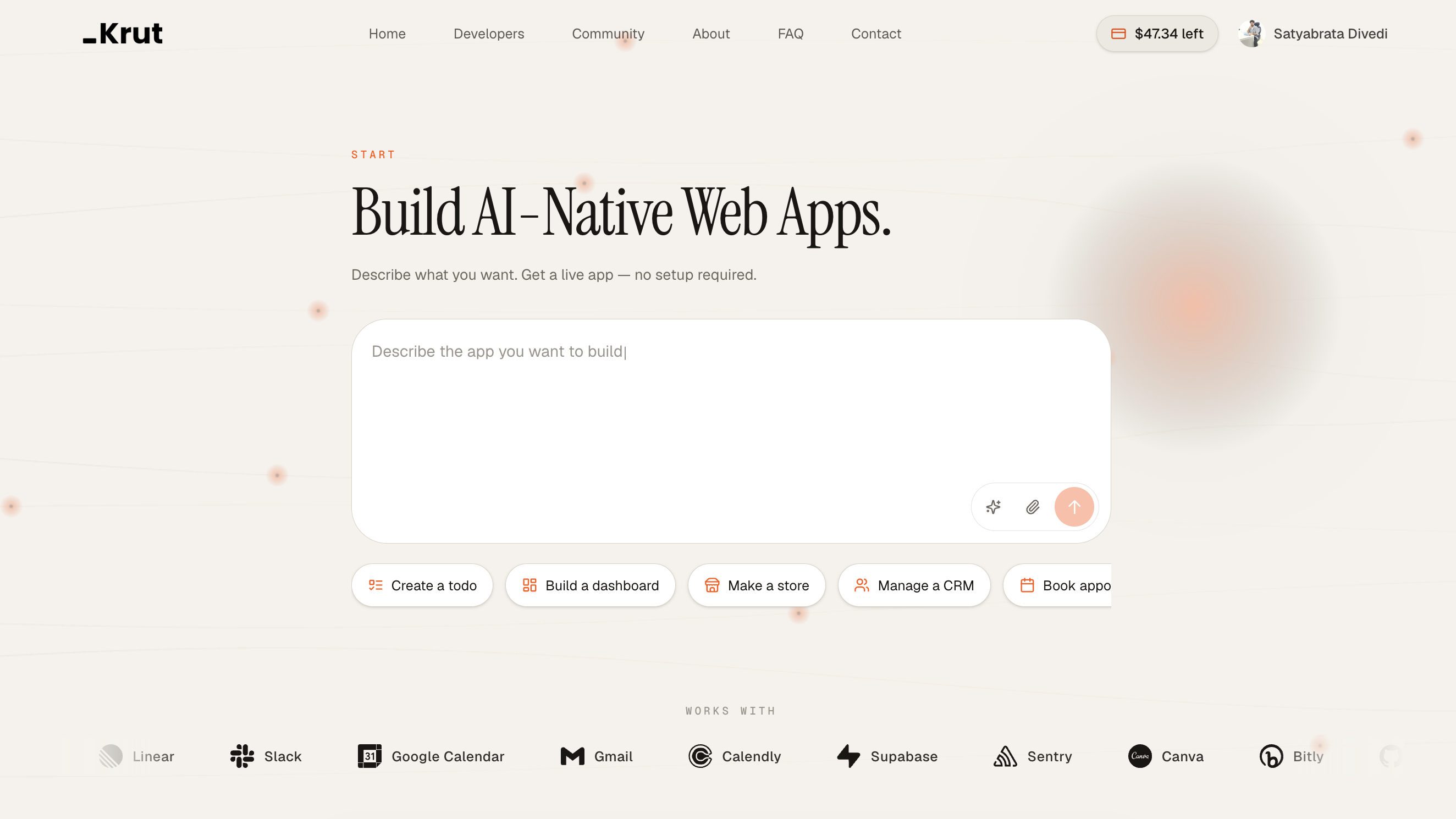 Krut AI screenshot 1