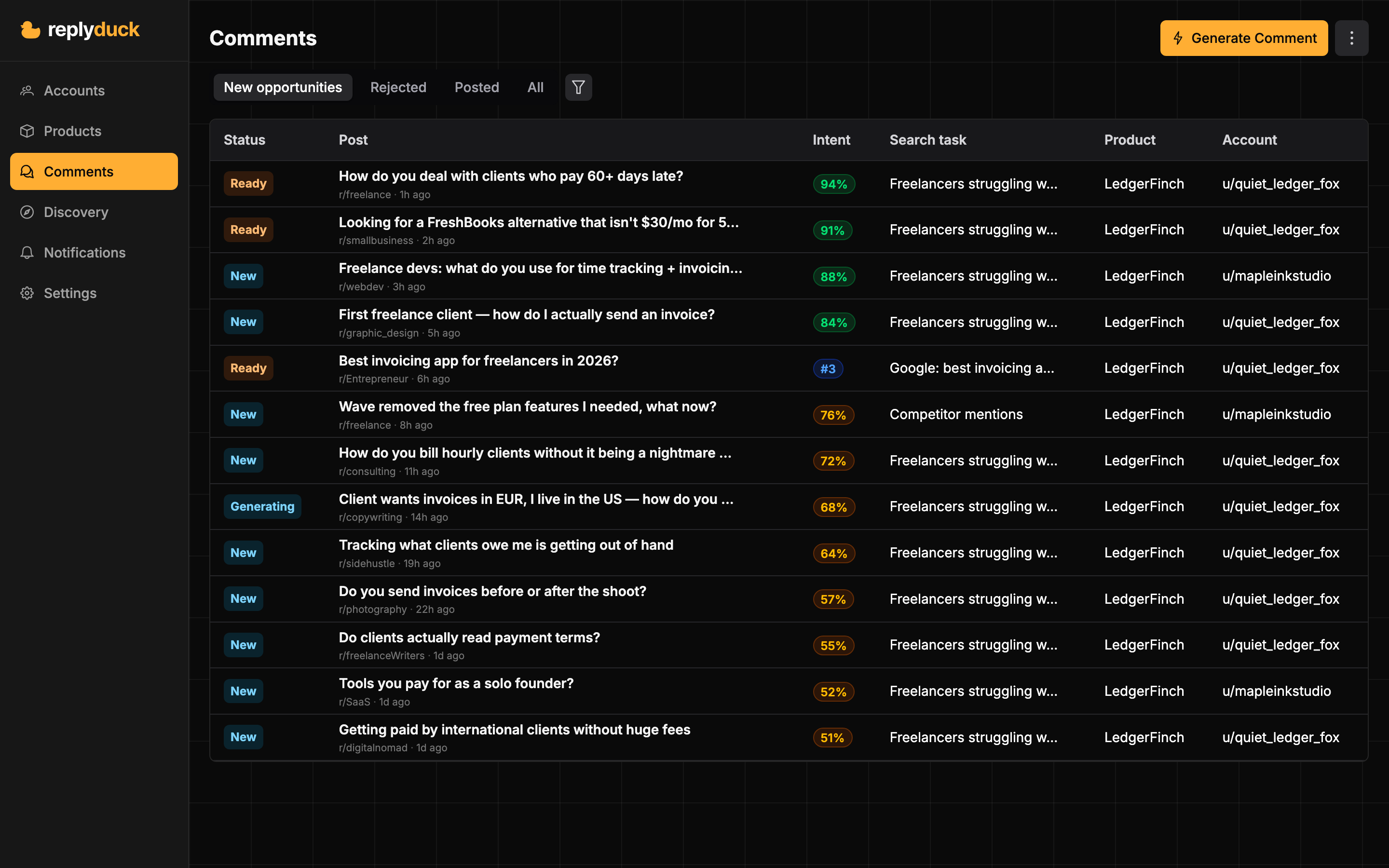 ReplyDuck screenshot 1