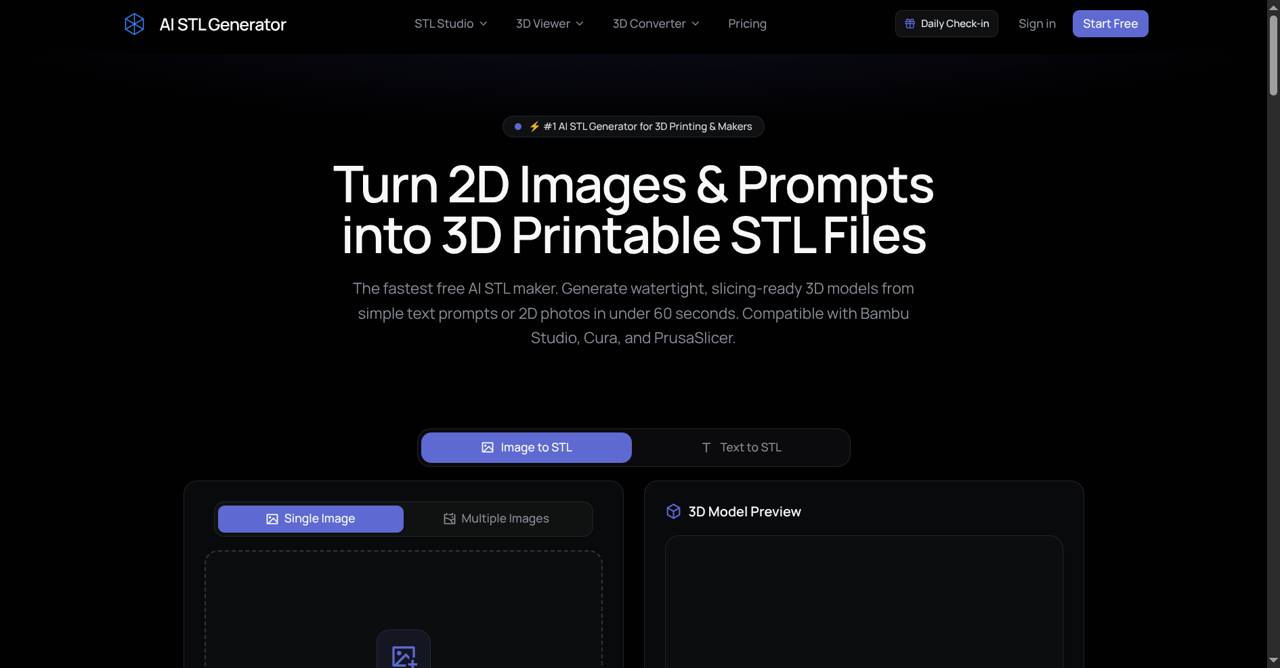 AI STL Generator screenshot 1